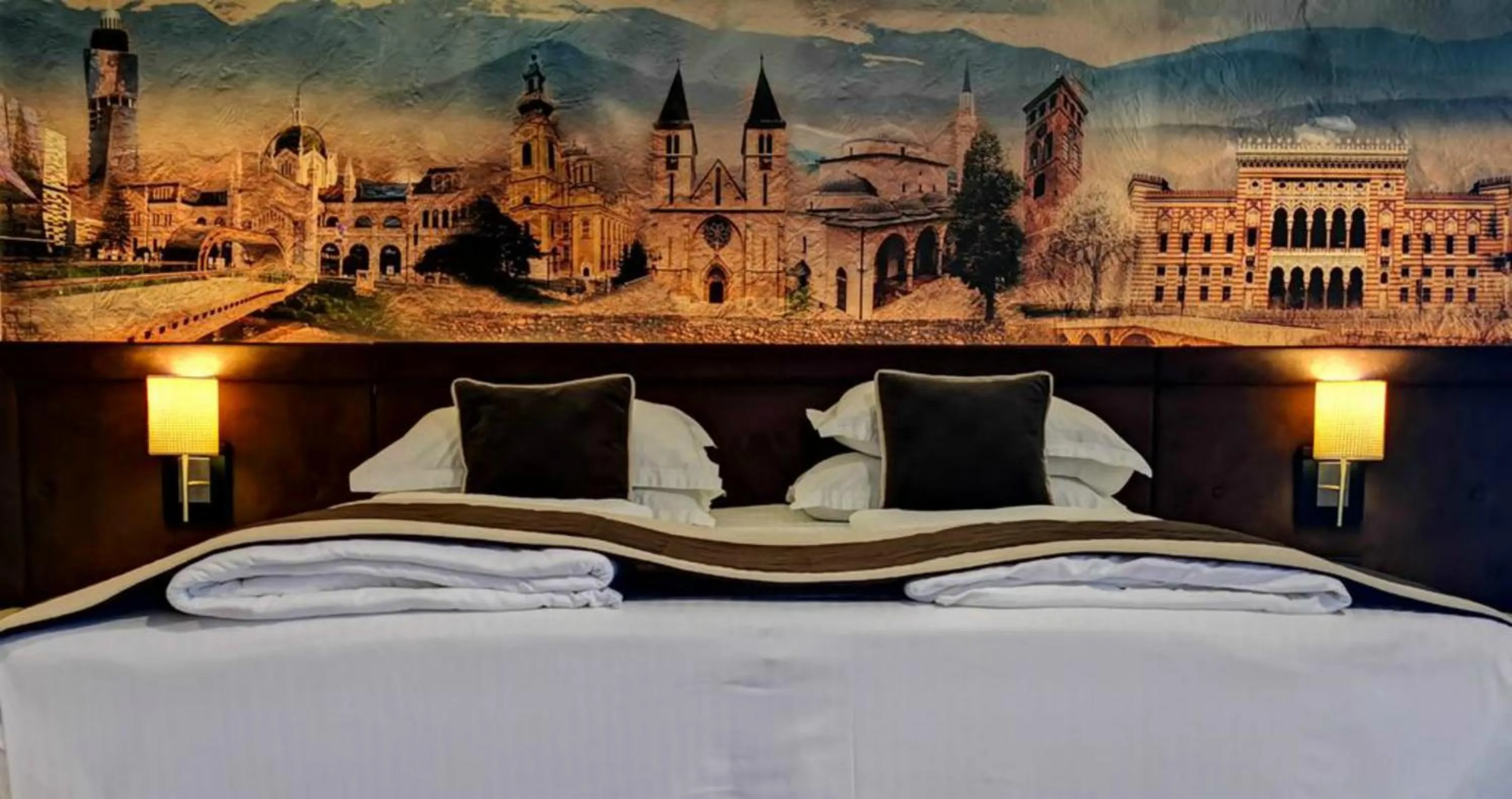Bed in Hotel President Sarajevo