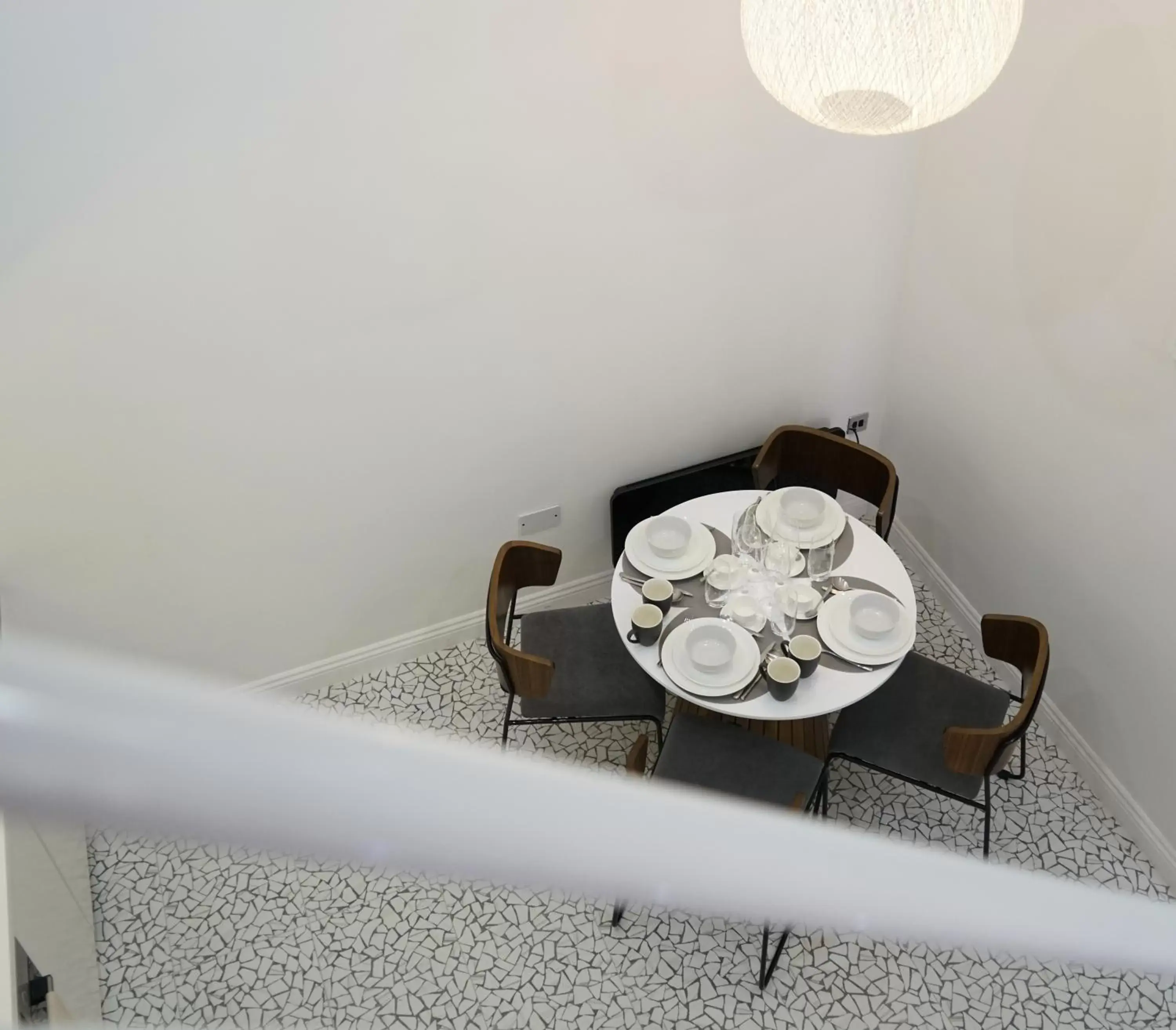 Dining area in Trueman Court Luxury Serviced Apartments