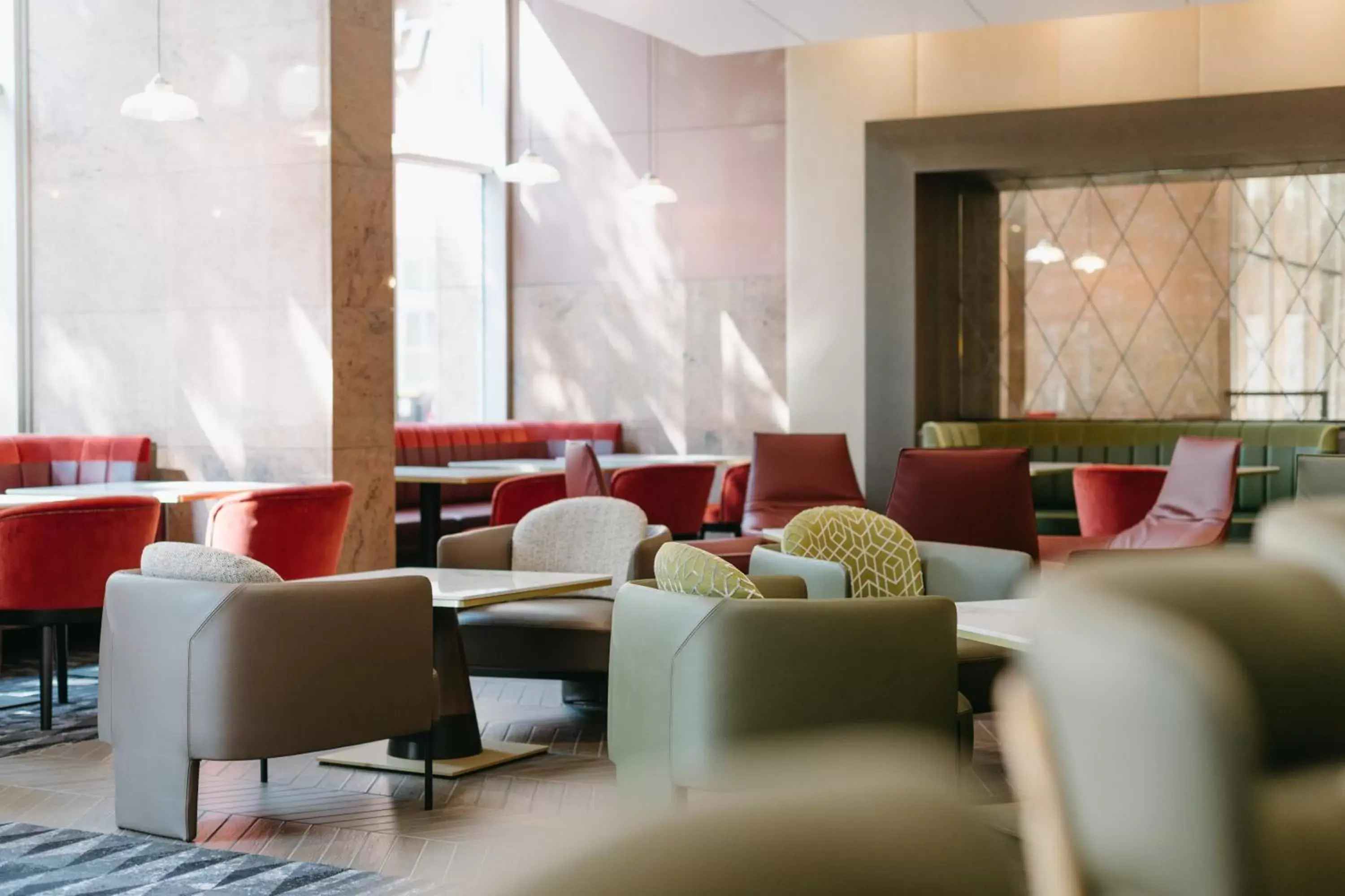 Restaurant/places to eat in Hilton Frankfurt City Centre Restaurant/places to eat in Hilton Frankfurt City Centre