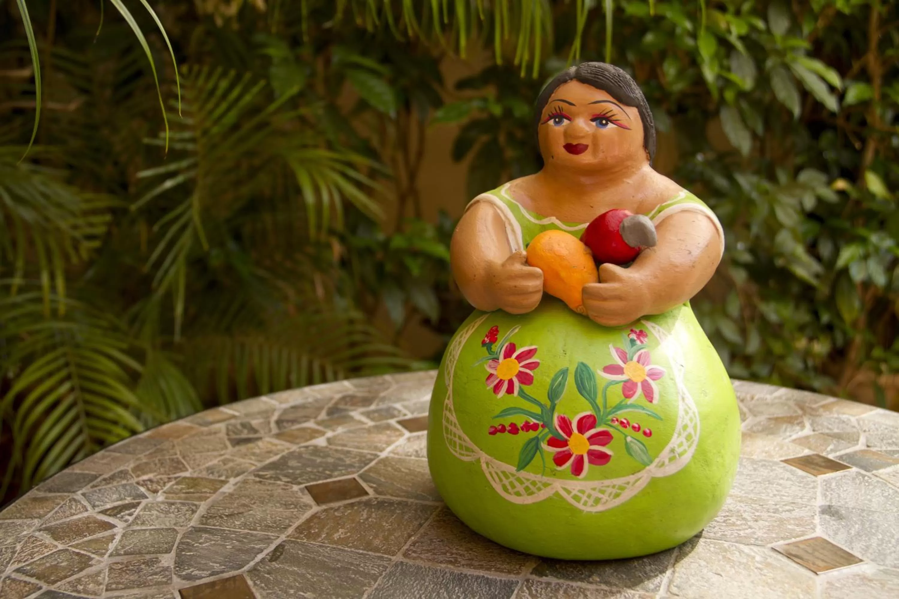 Decorative detail in Hotel Colibri