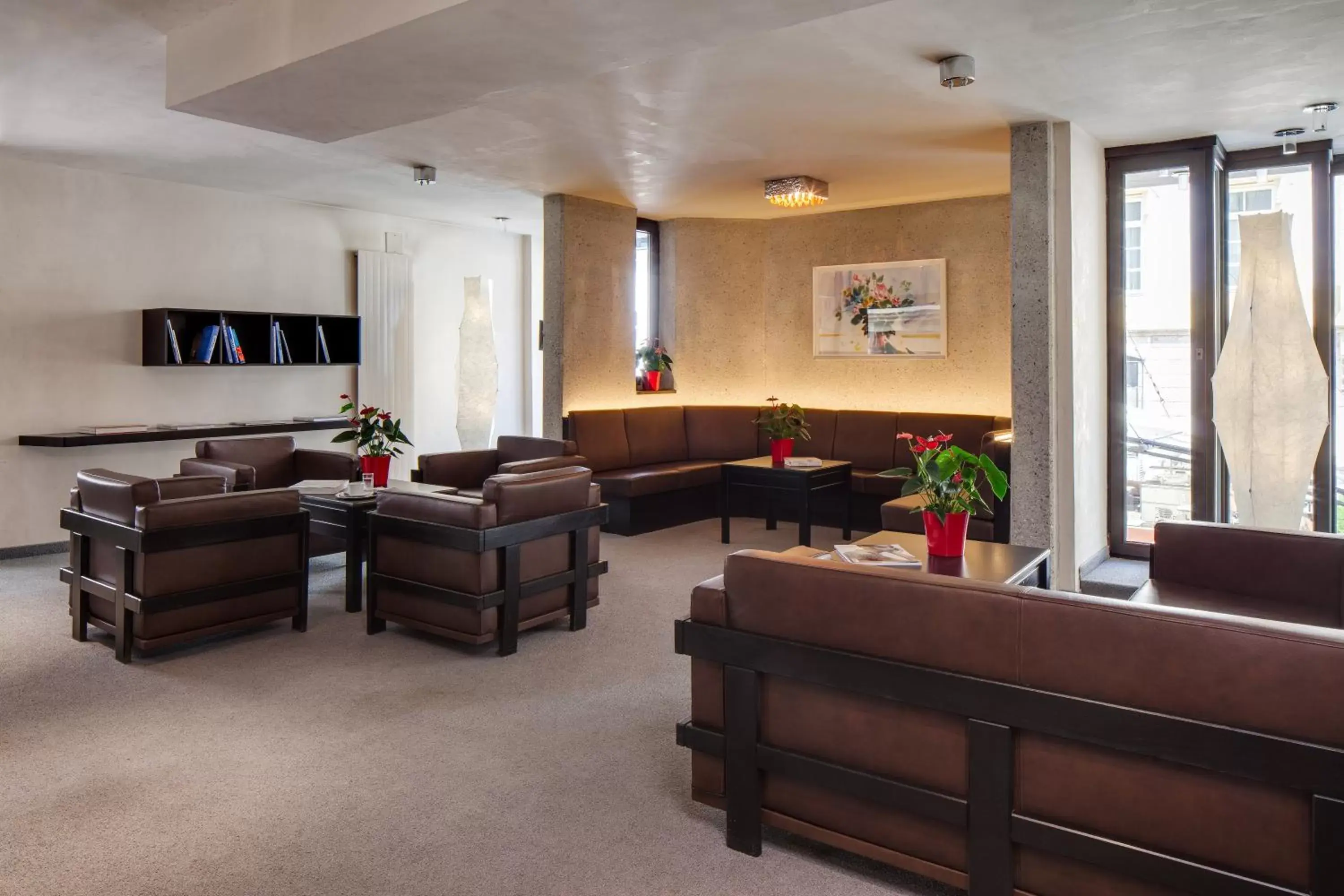 Lounge or bar, Lobby/Reception in Hotel Central