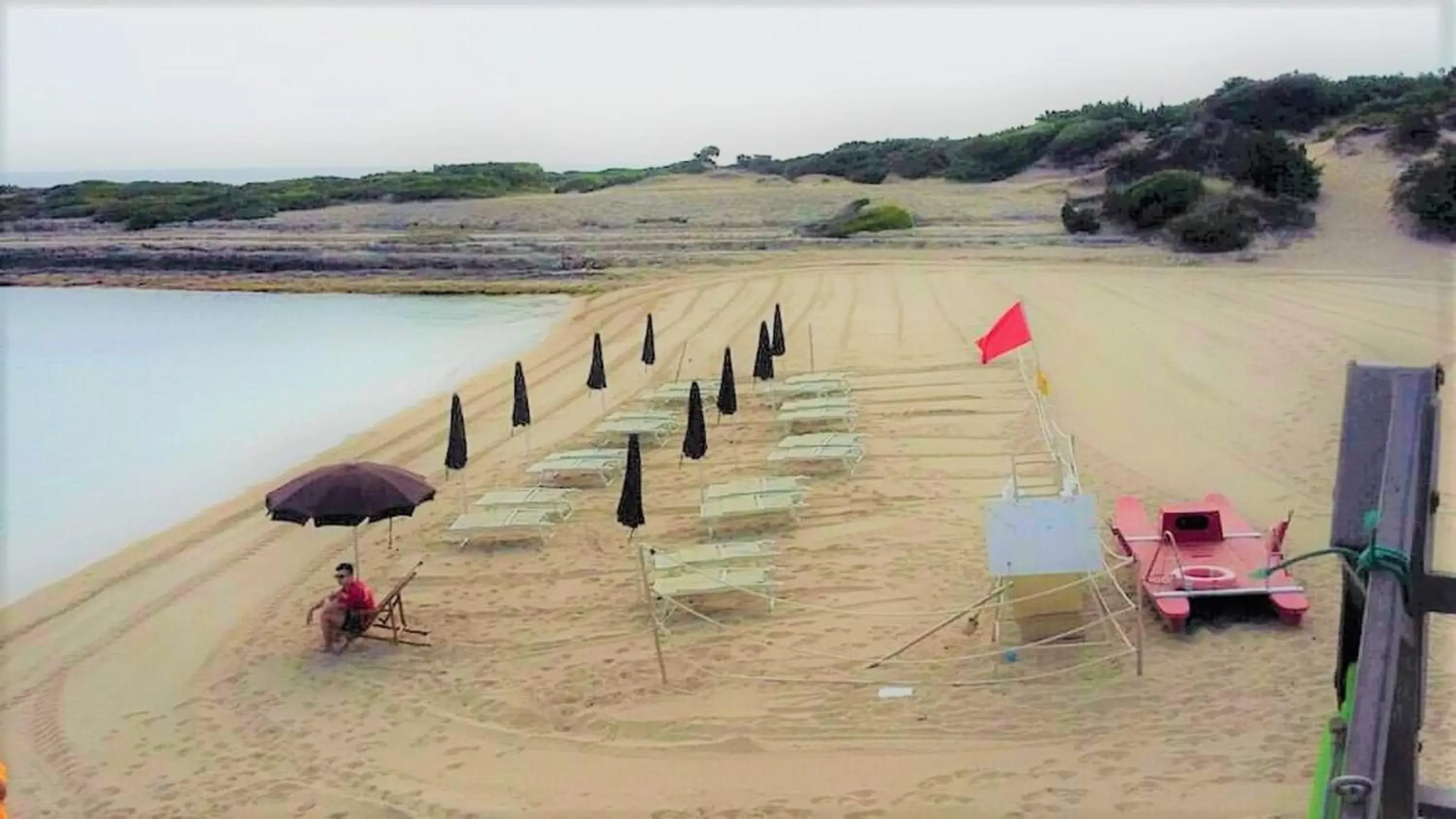 Beach in Grand Hotel Masseria Santa Lucia