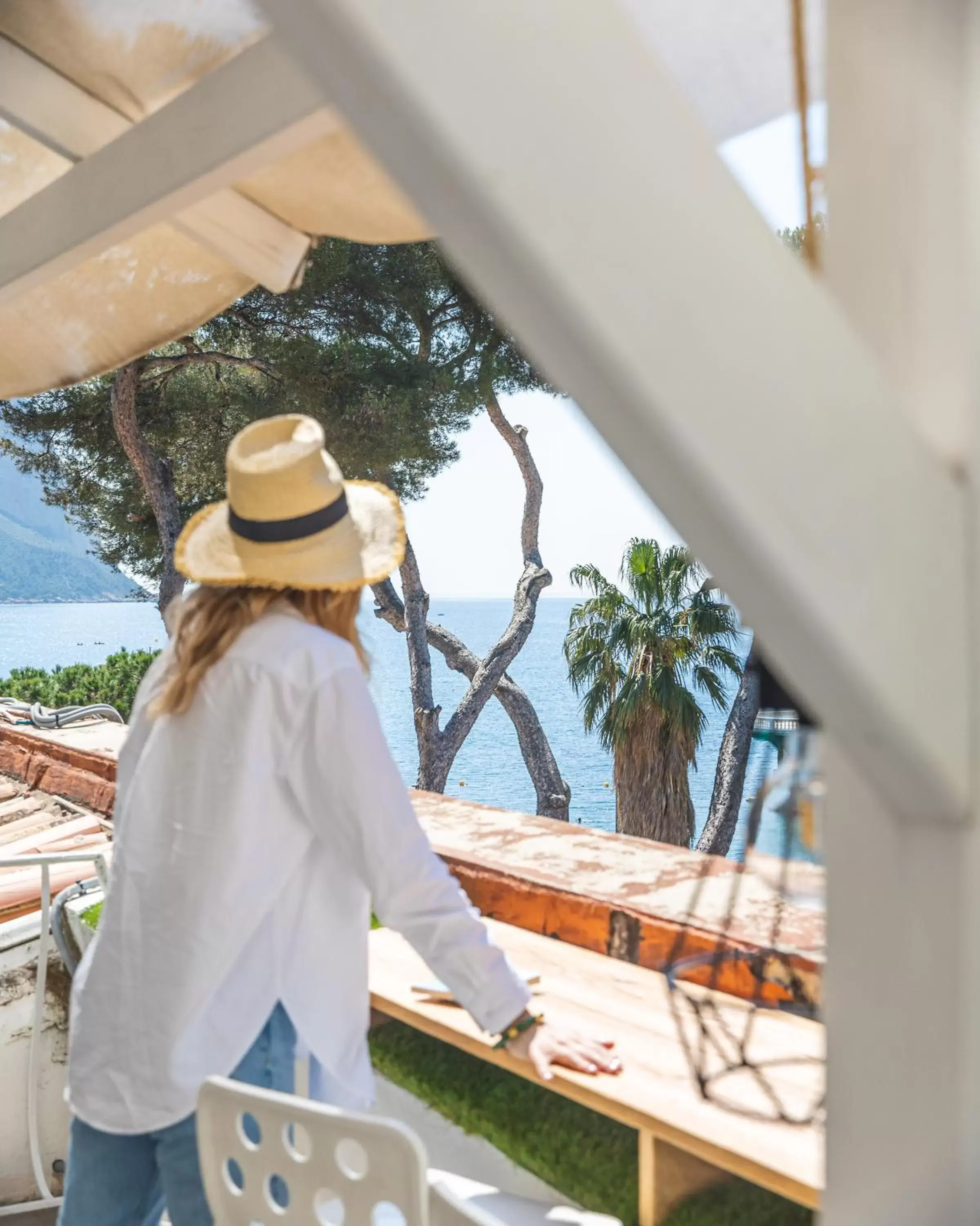 Balcony/Terrace in Hotel de La Plage - Mahogany