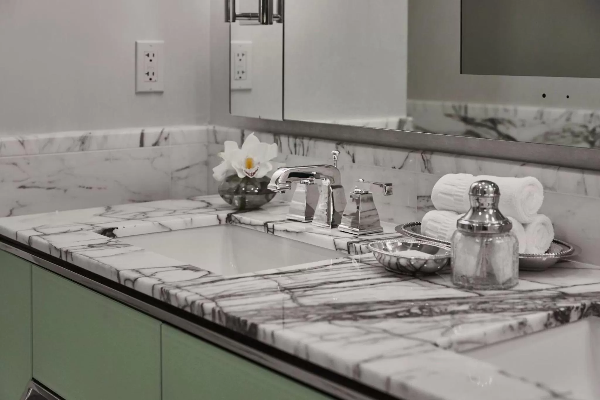 Bathroom in Loews Regency New York Hotel