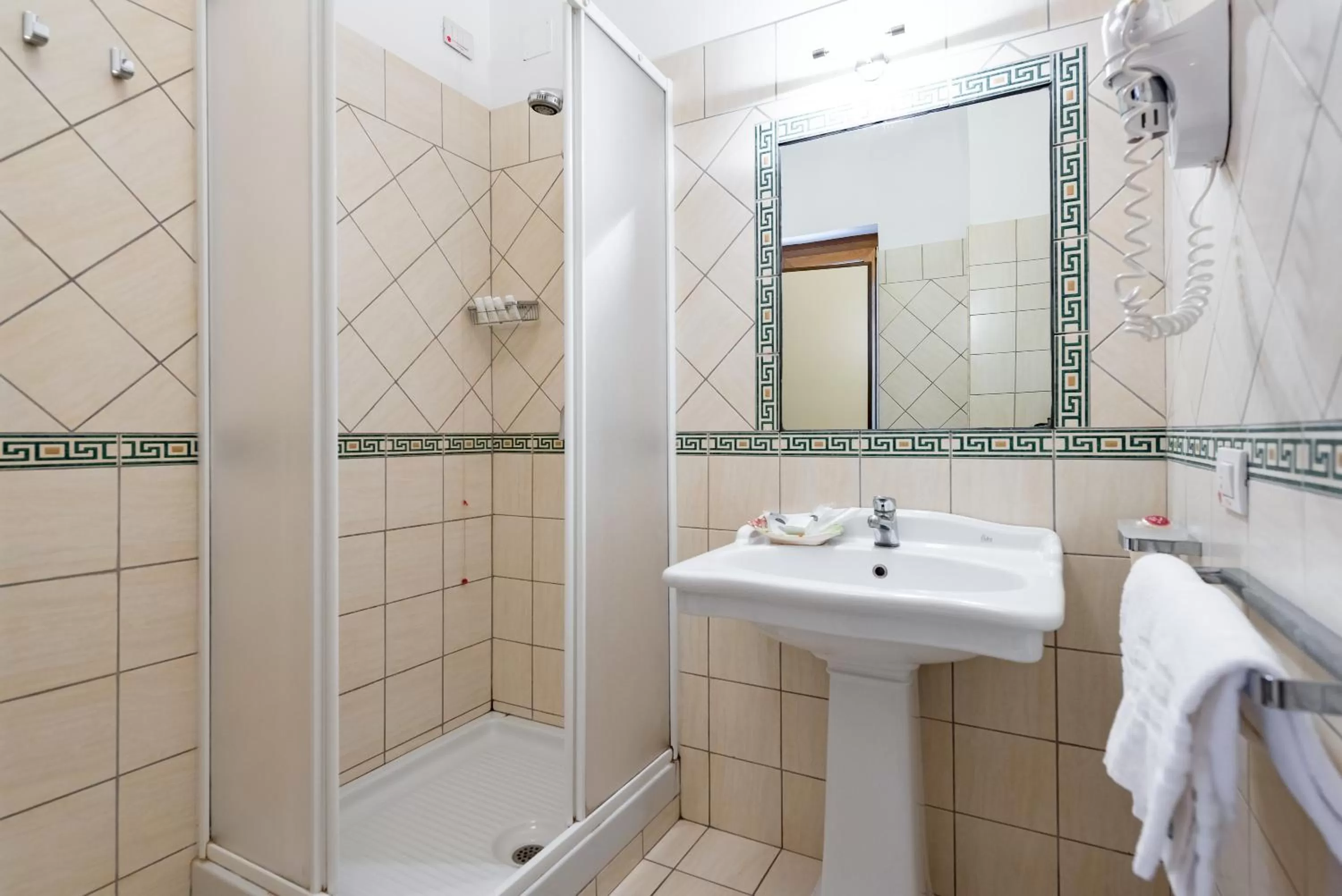 Shower in Hotel Il Ceppo