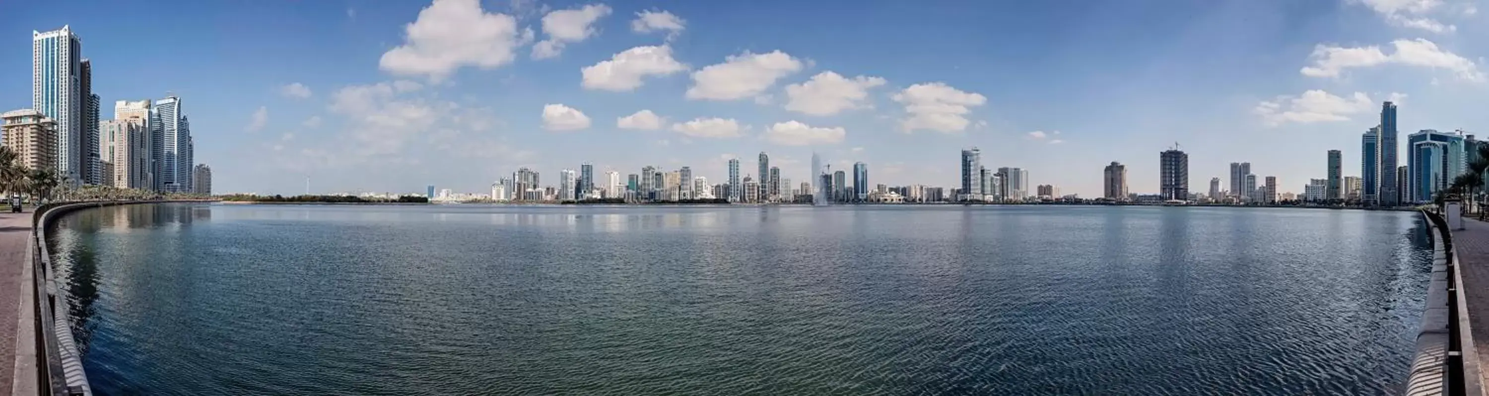 Lake view in Corniche Hotel Sharjah