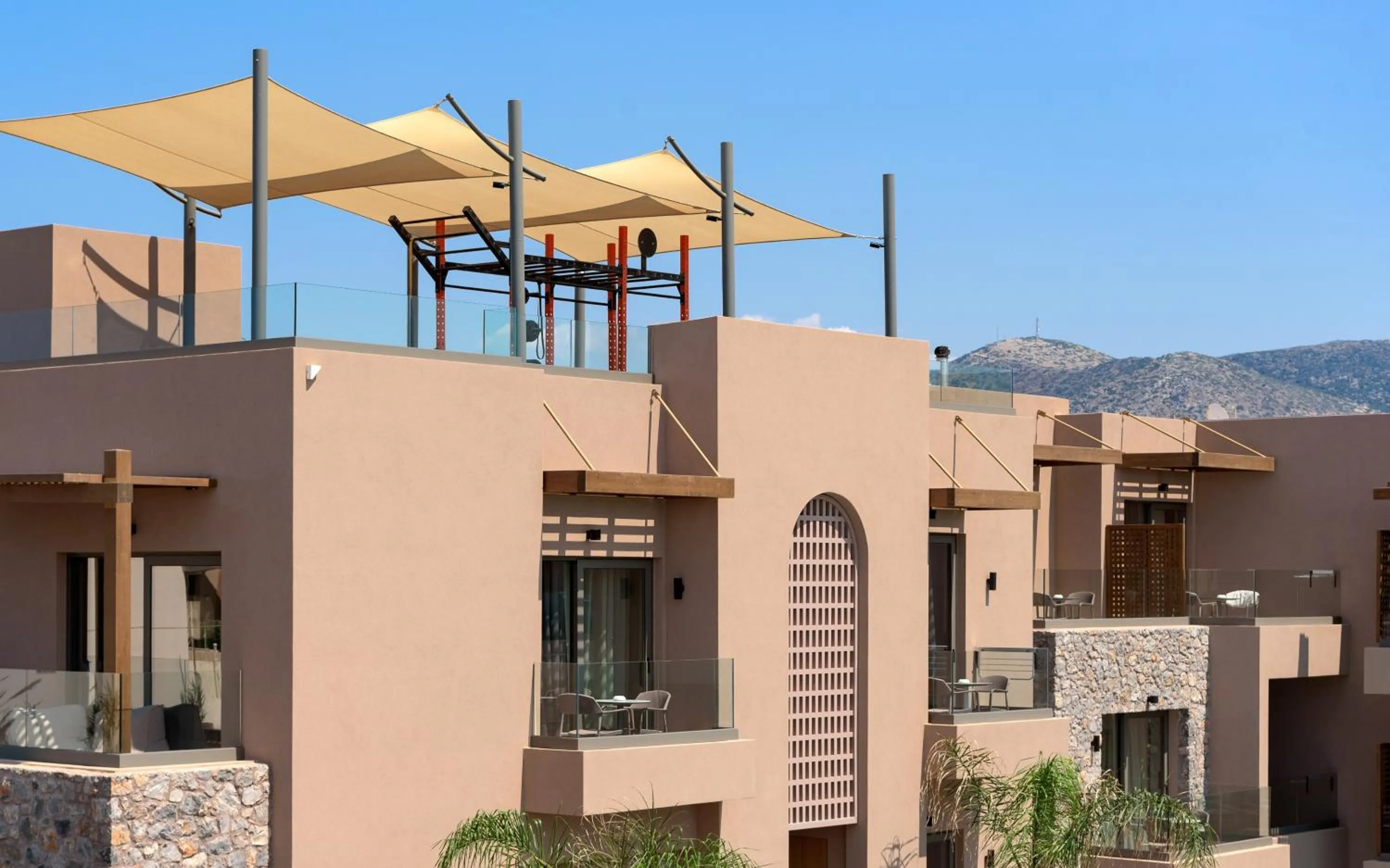 Property building in Paralos Venus Suites Adults Only