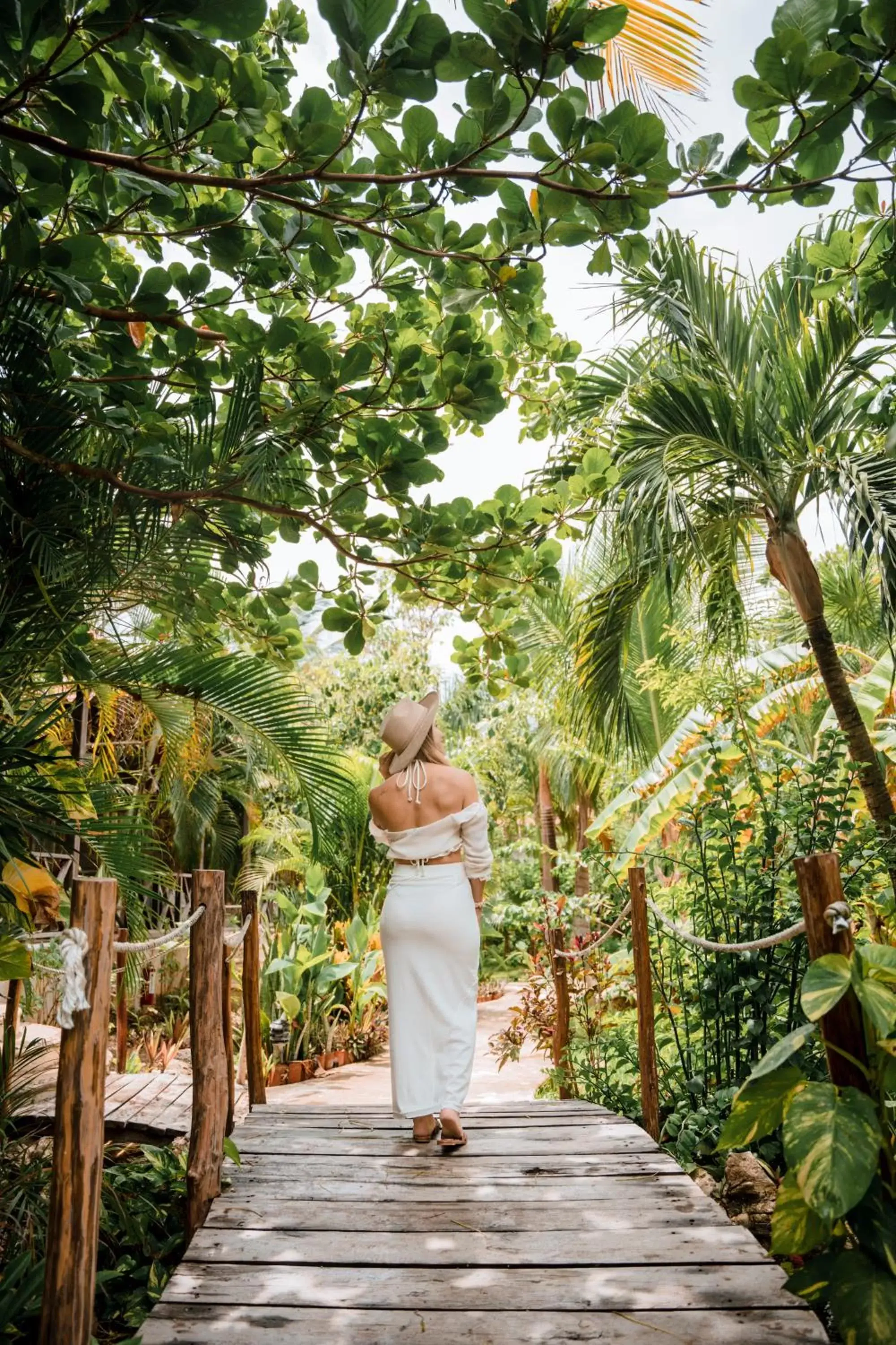 Garden view in Petit Lafitte Beach Front Hotel & Bungalows