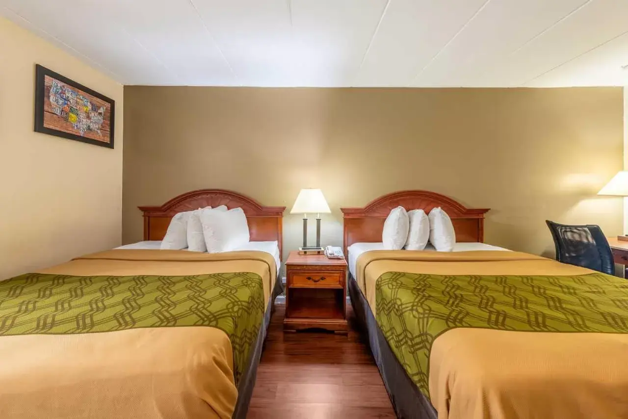 Bed in Econo Lodge Franklin