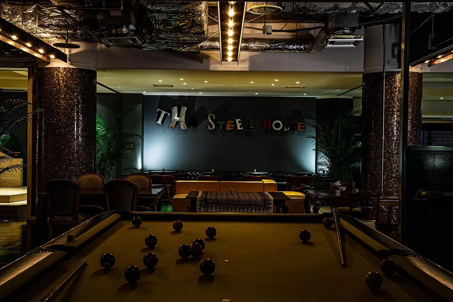 Communal lounge/ TV room in THE STEEL HOUSE