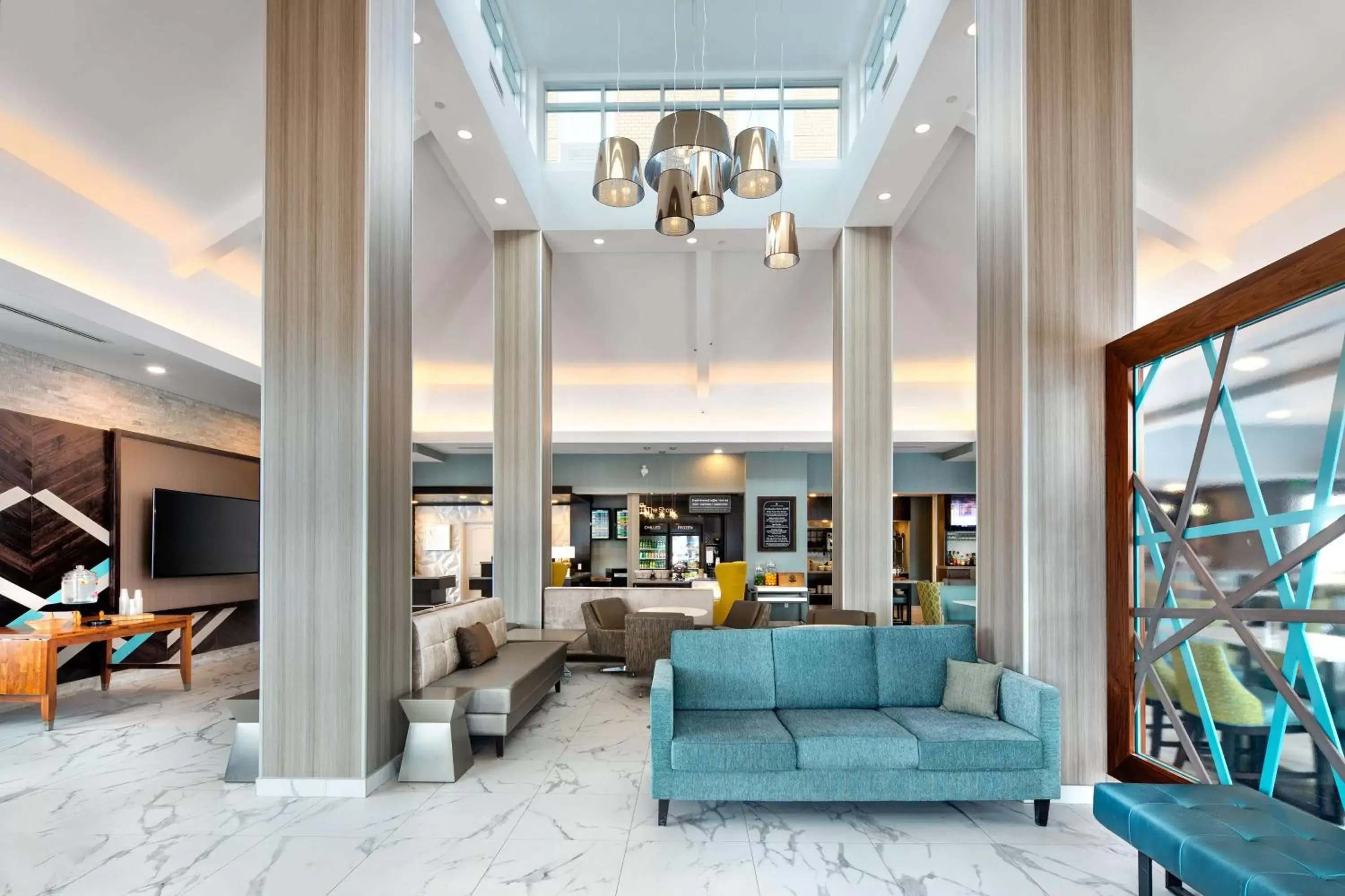 Lobby or reception, Seating Area in Hilton Garden Inn Halifax Airport