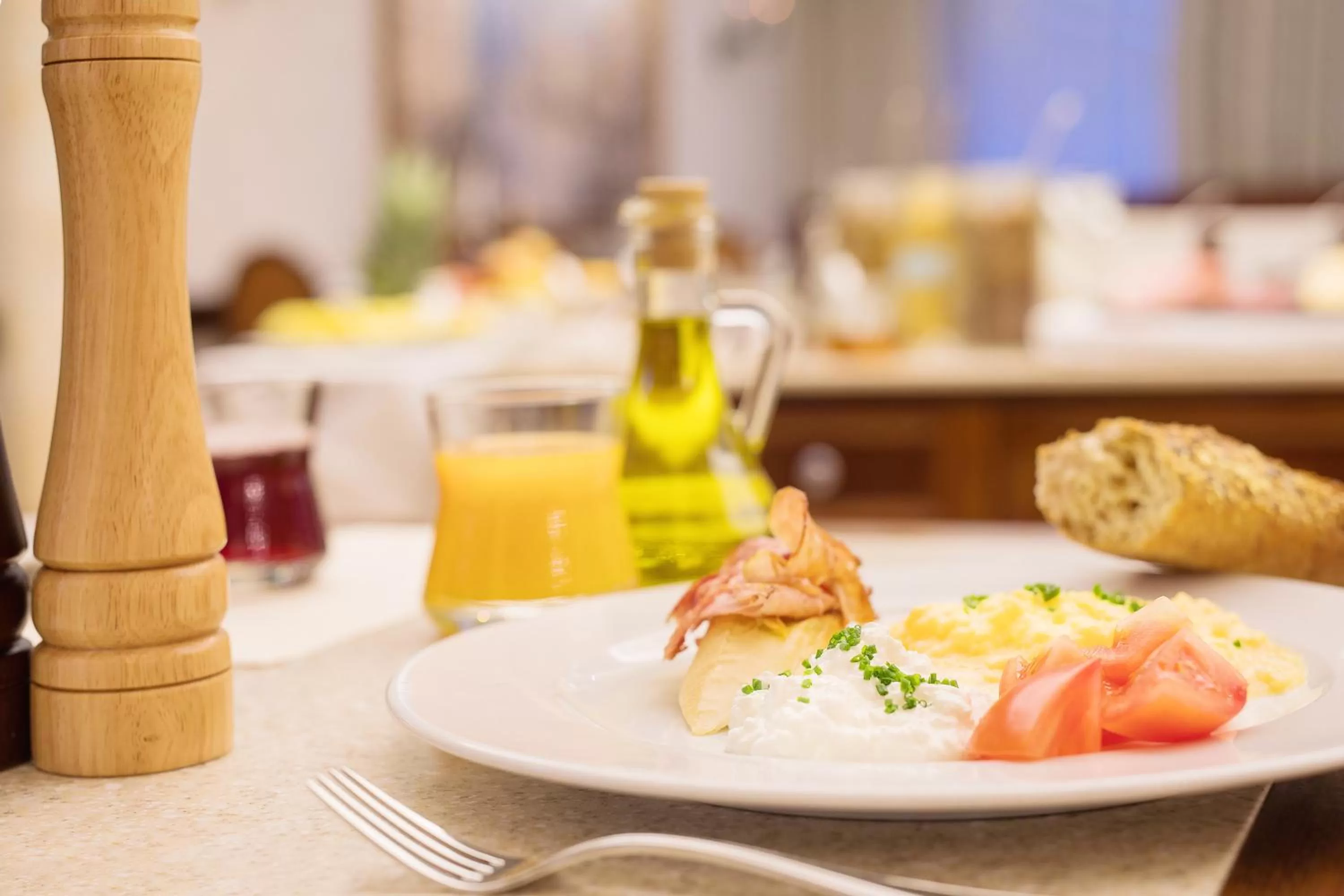 Food close-up in Retro Riverside Wellness Resort