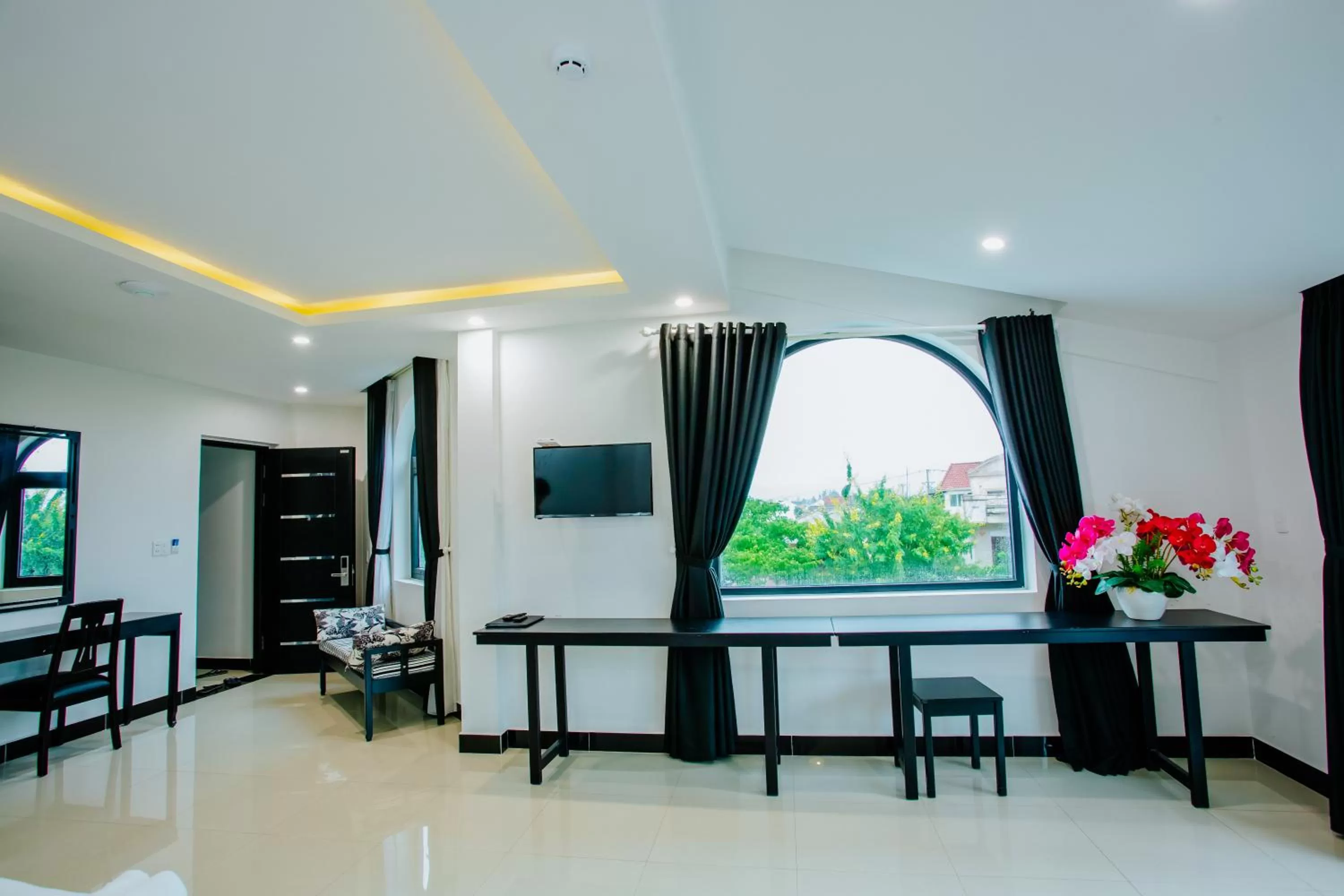 Bedroom in Hoianation Villas Hotel