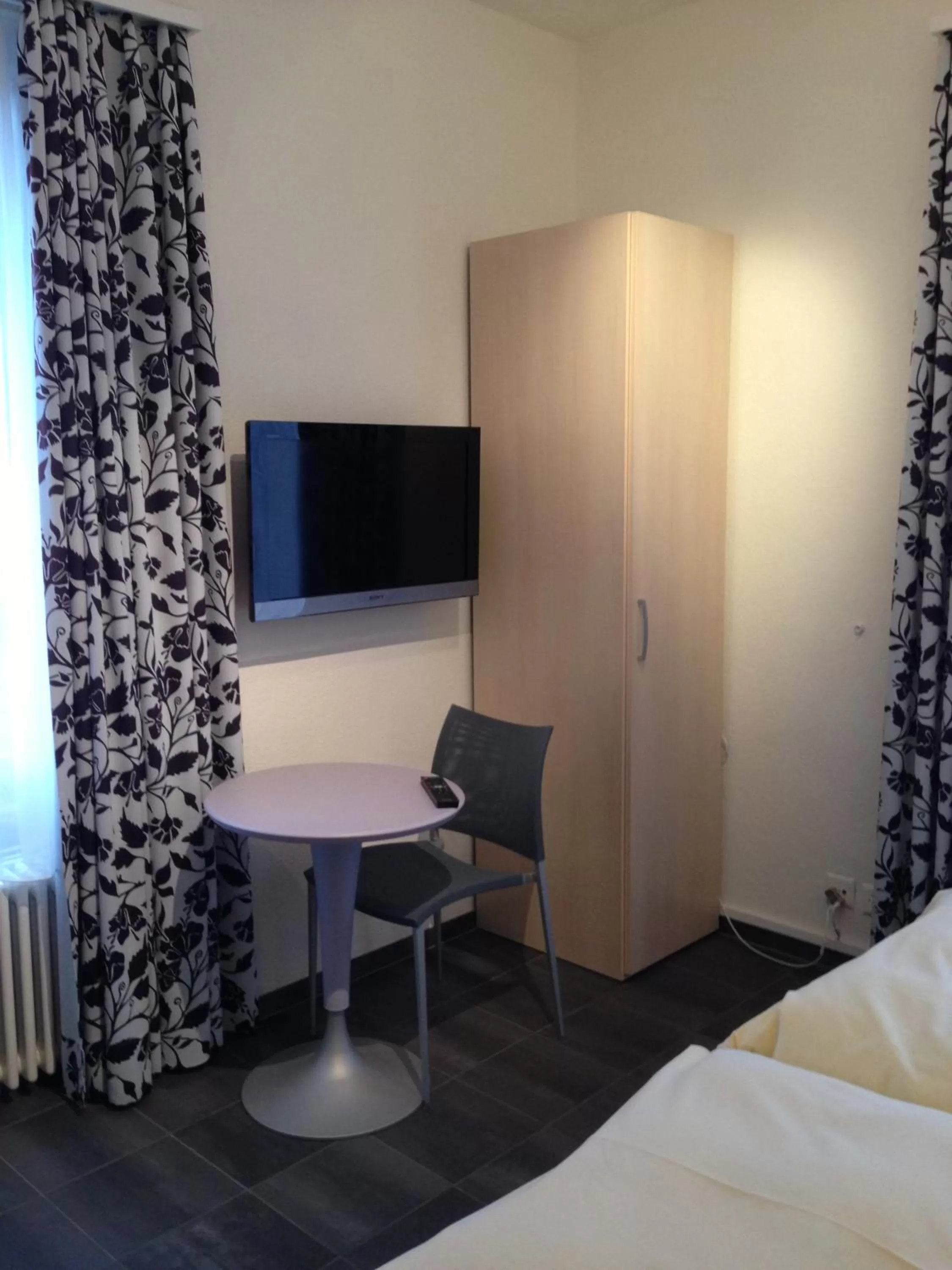 Decorative detail, Bed in Hotel Central