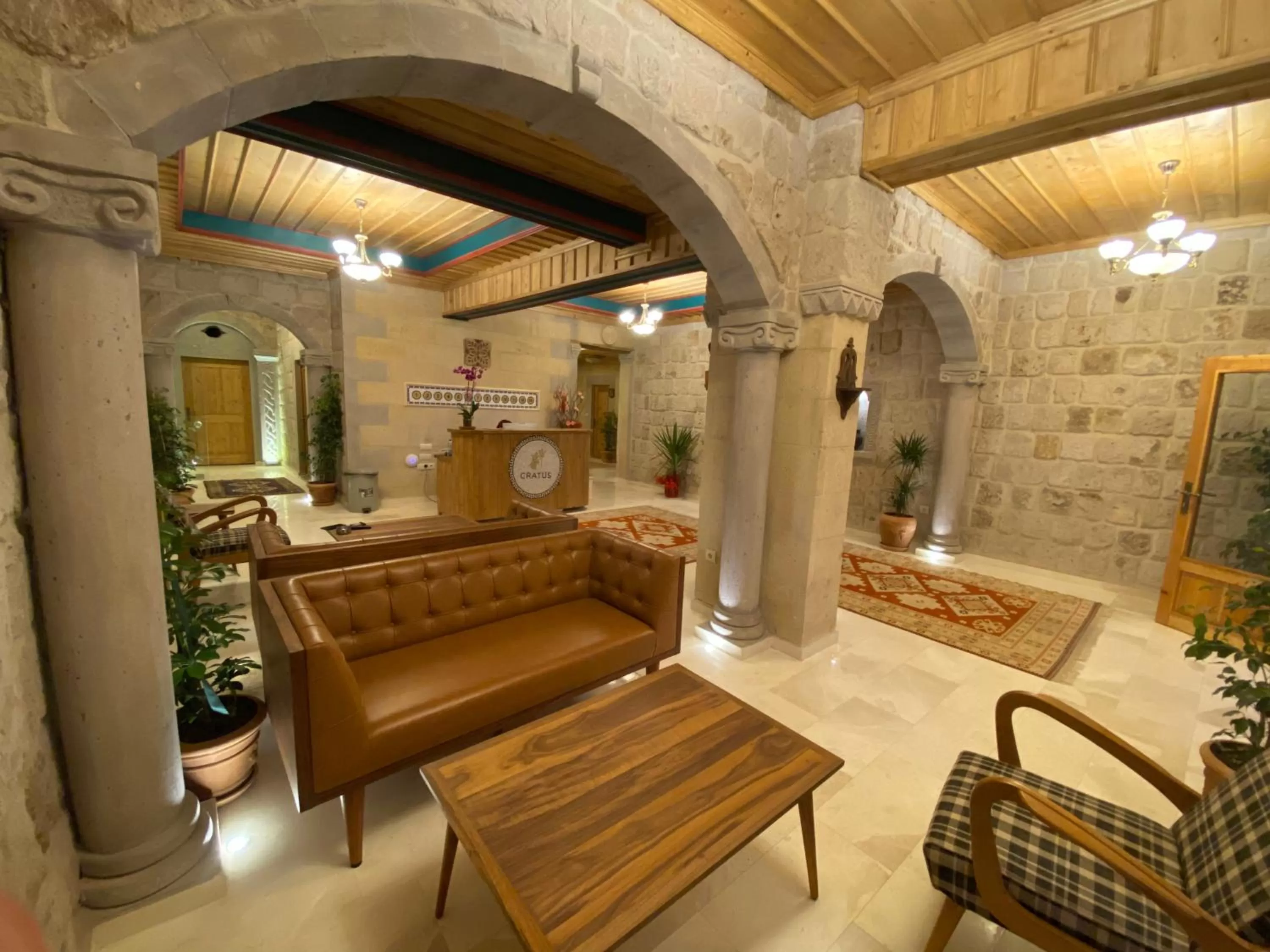 Lobby or reception in Cratus Stone Palace
