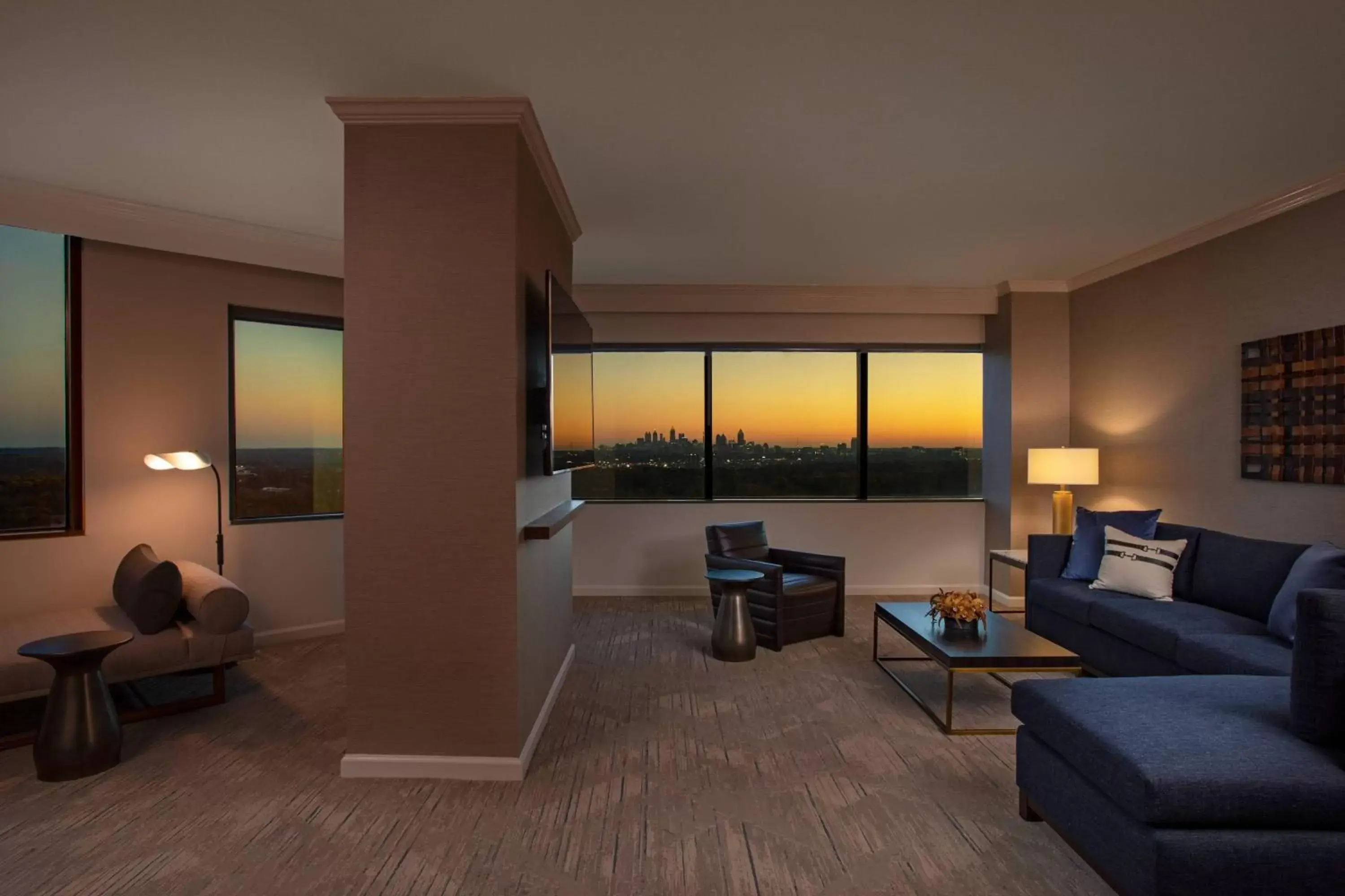 Living room in JW Marriott Atlanta Buckhead