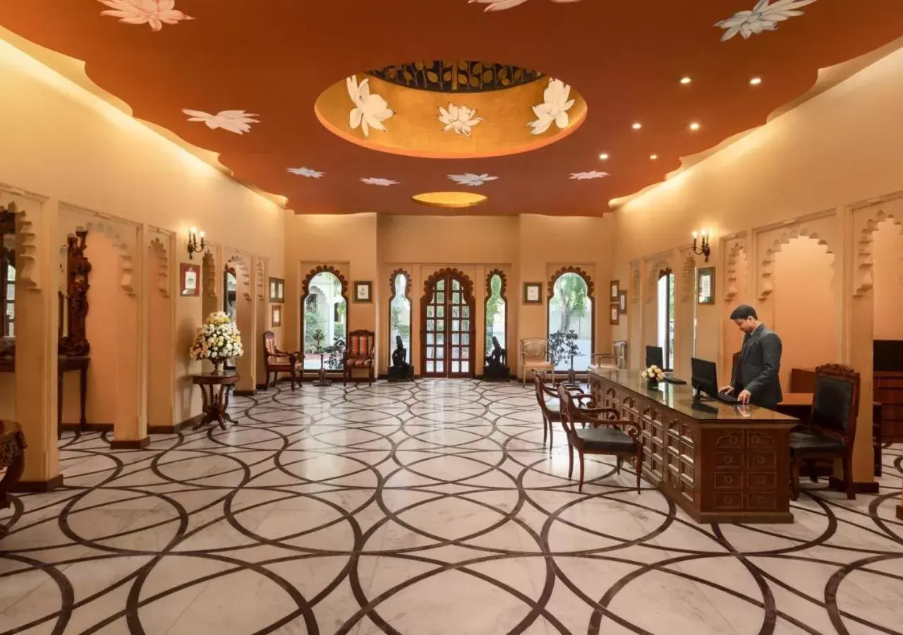 Lobby or reception in juSTa Rajputana Resort & Spa