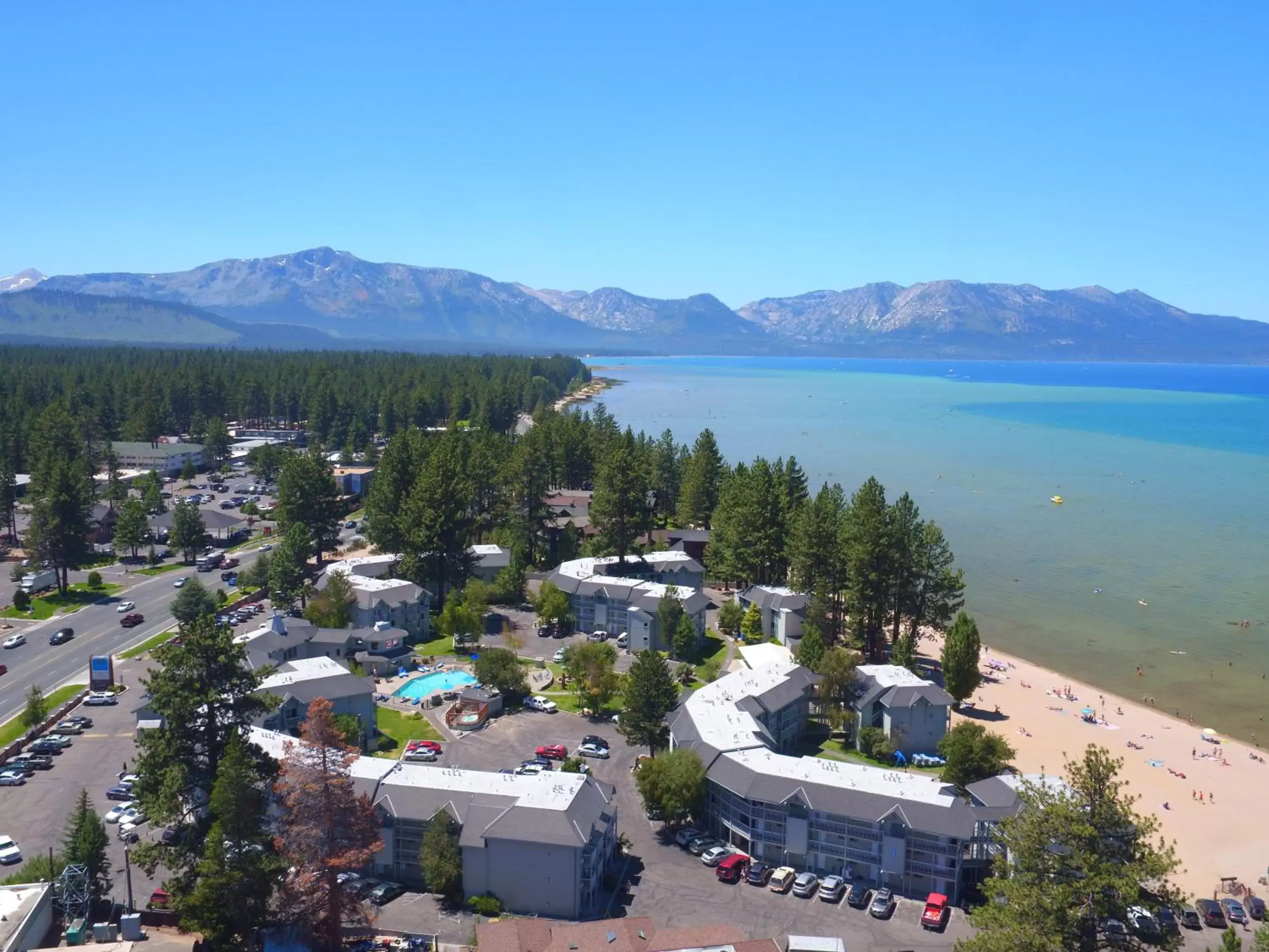 Bird's eye view in Beach Retreat & Lodge at Tahoe Bird's eye view in Beach Retreat & Lodge at Tahoe