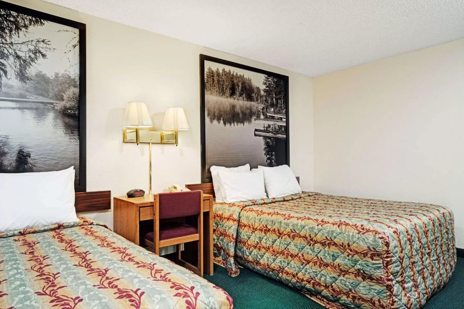 Photo of the whole room, Bed in Super 8 by Wyndham Rogers Minnesota