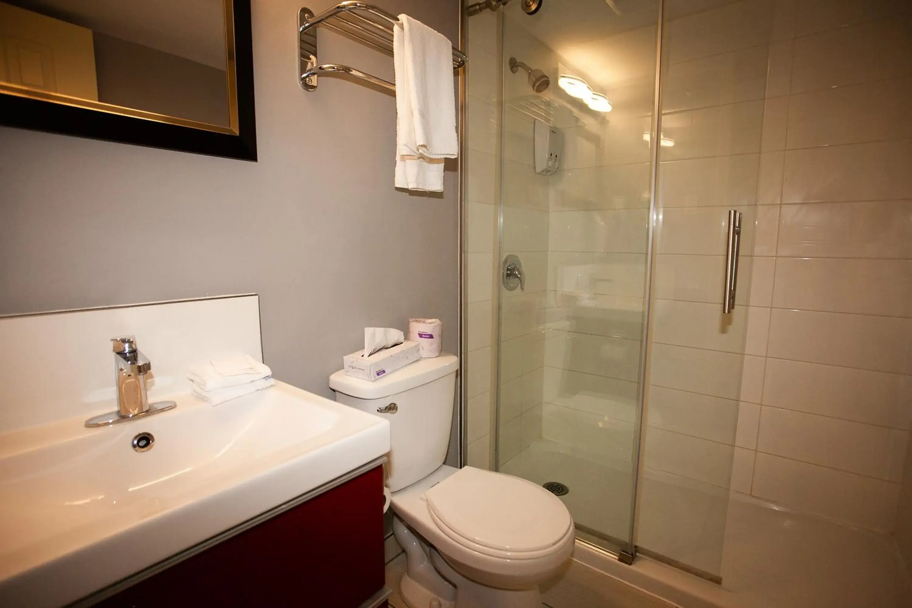 Bathroom in Hotel Newstar Montreal