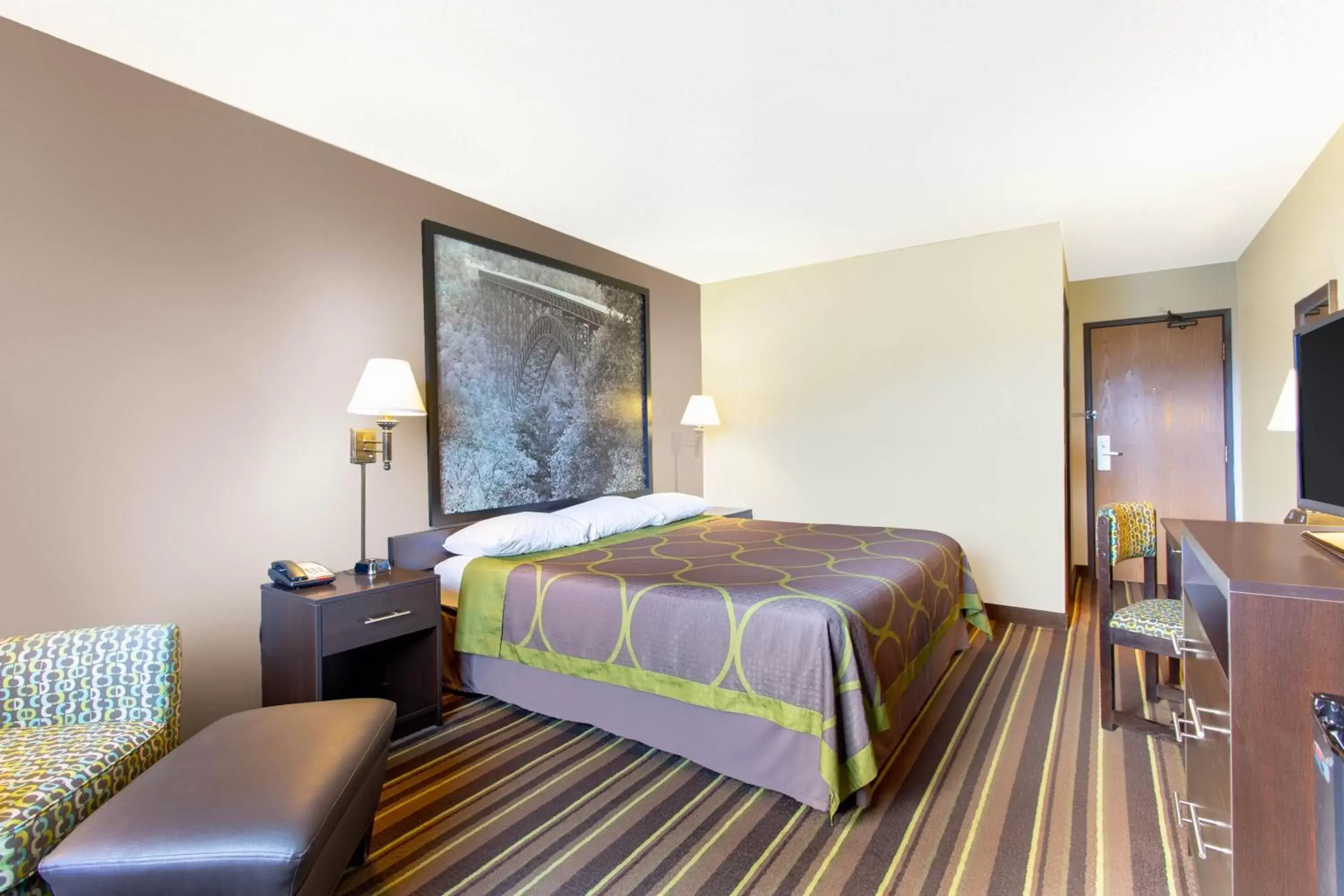 Bed in Super 8 by Wyndham Weston WV Bed in Super 8 by Wyndham Weston WV