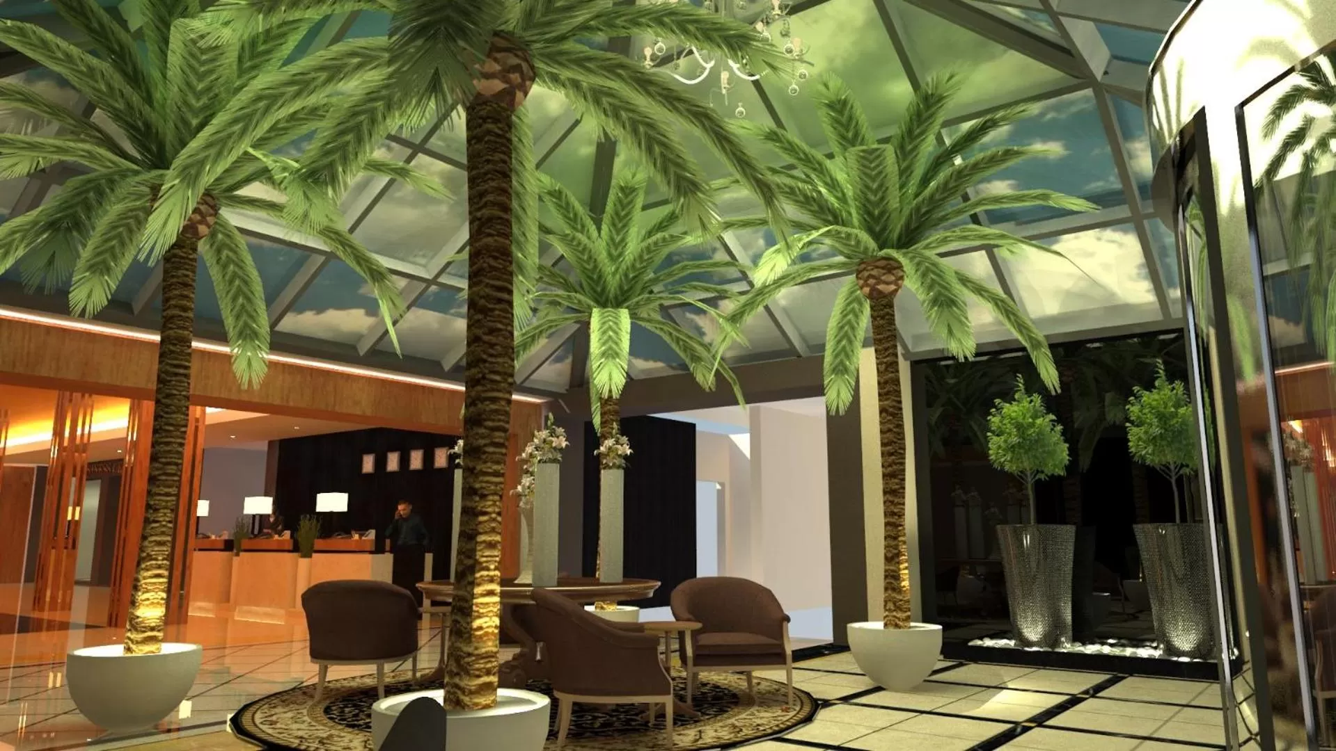 Lobby or reception in Meshal Hotel