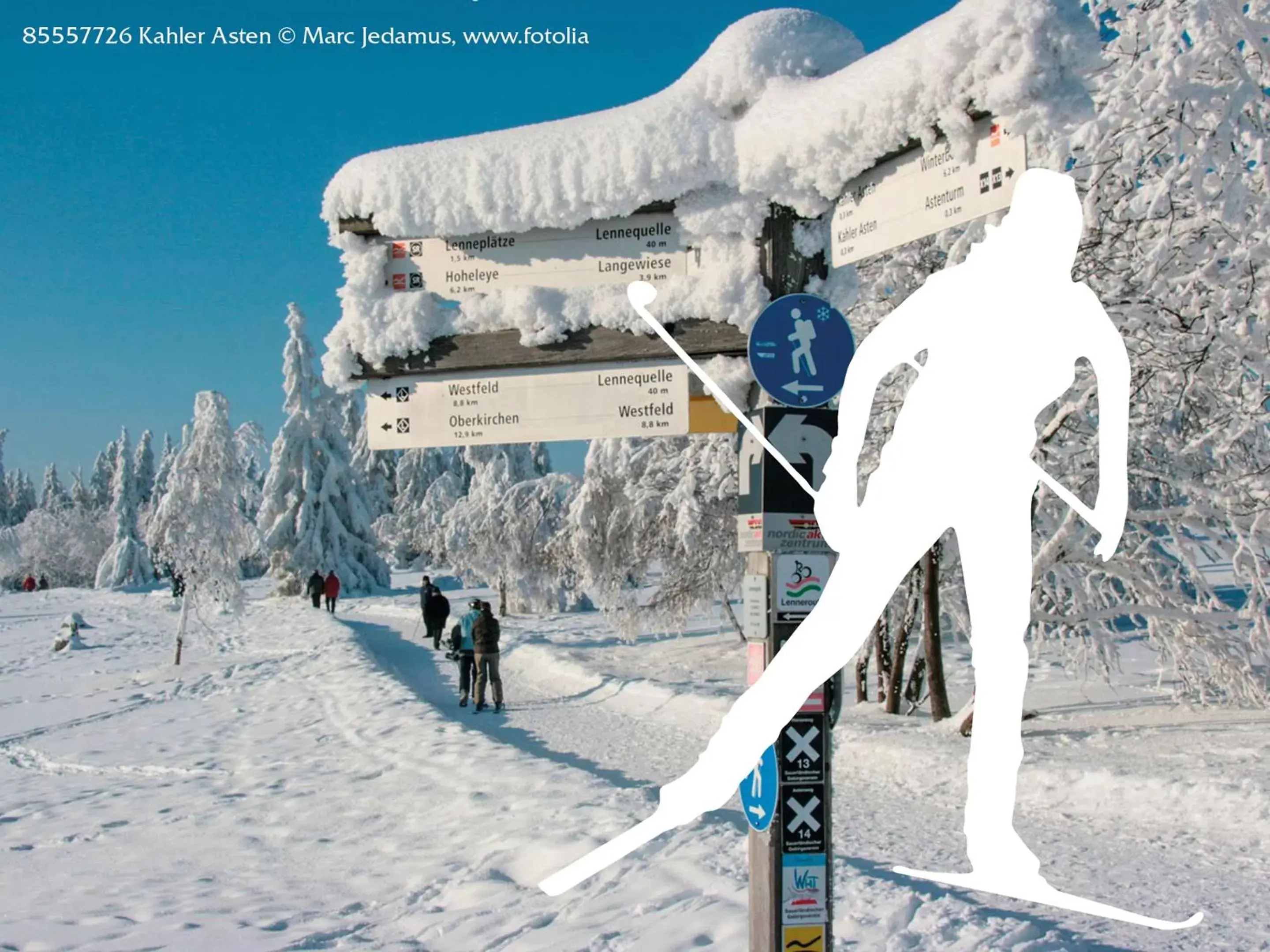 Skiing, Winter in Der schöne Asten - Resort Winterberg