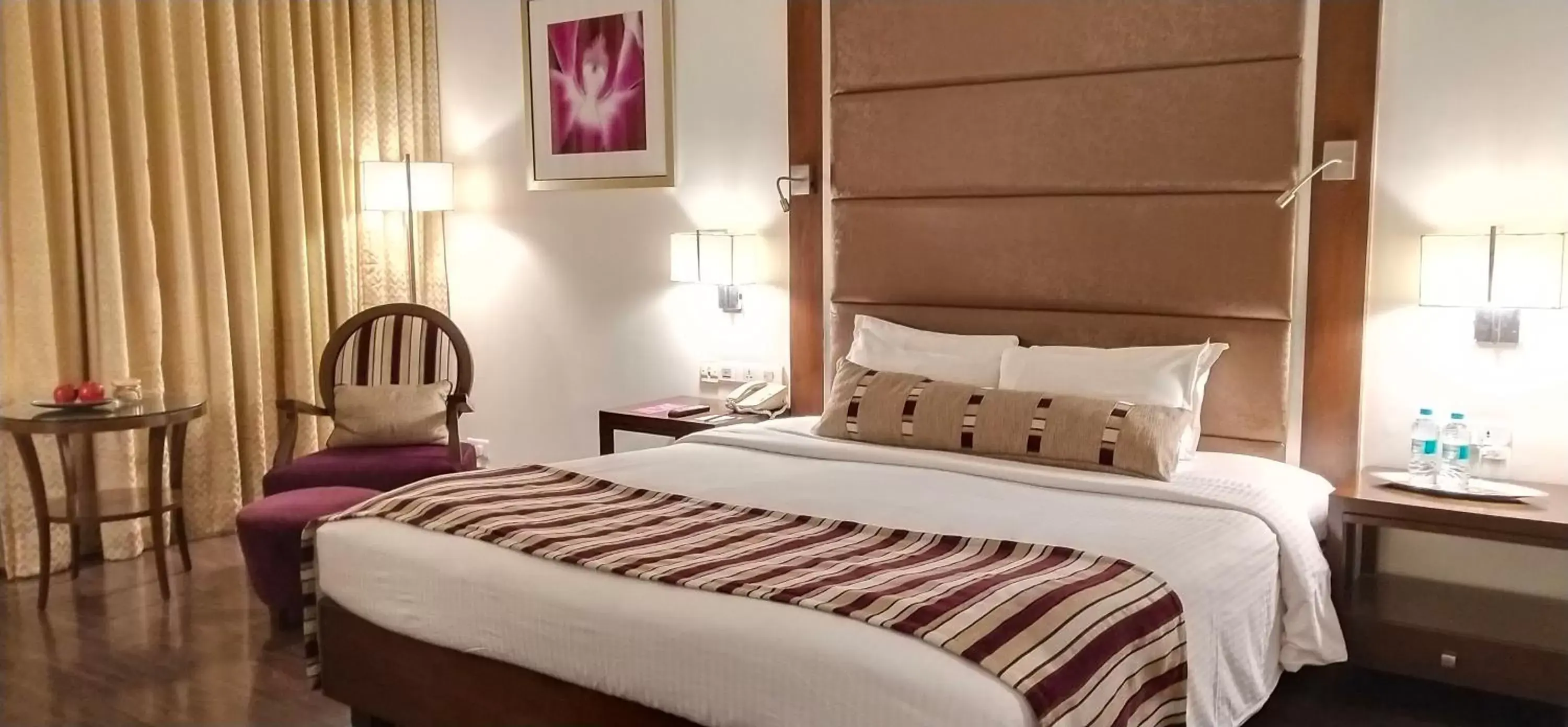 Bedroom, Bed in Royal Orchid Central, Pune
