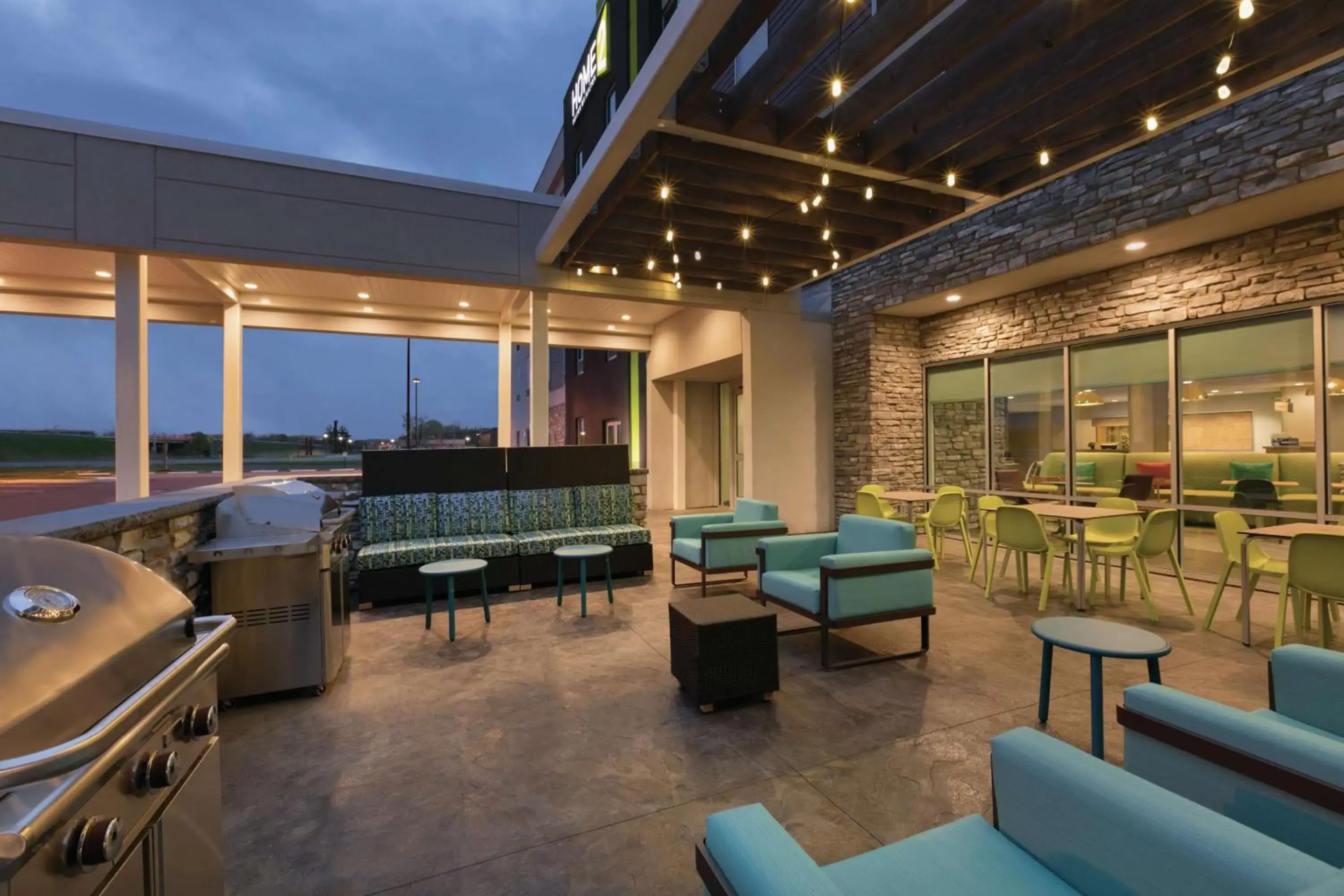 Patio in Home2 Suites By Hilton Williamsville Buffalo Airport