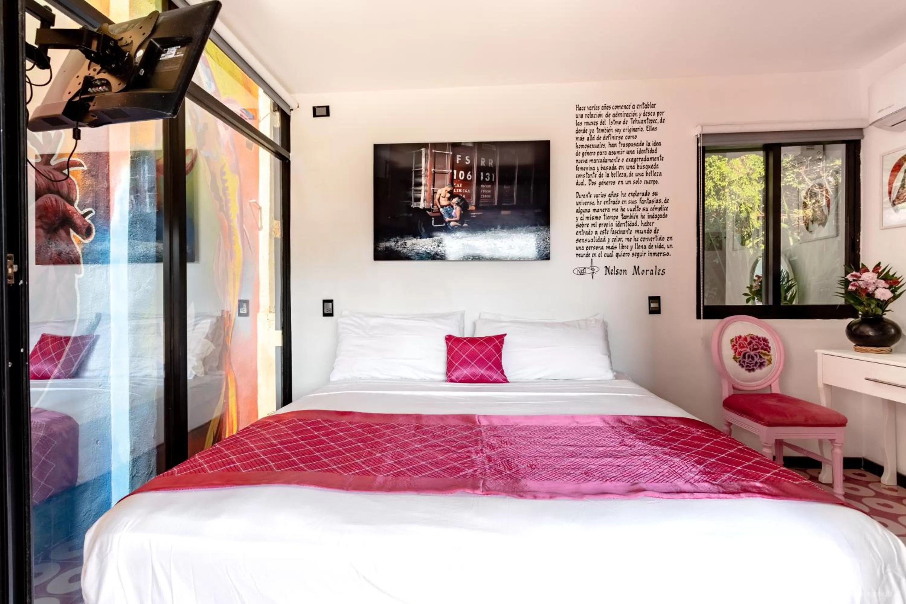 Bed in Cabane Container Hotel - ADULTS ONLY