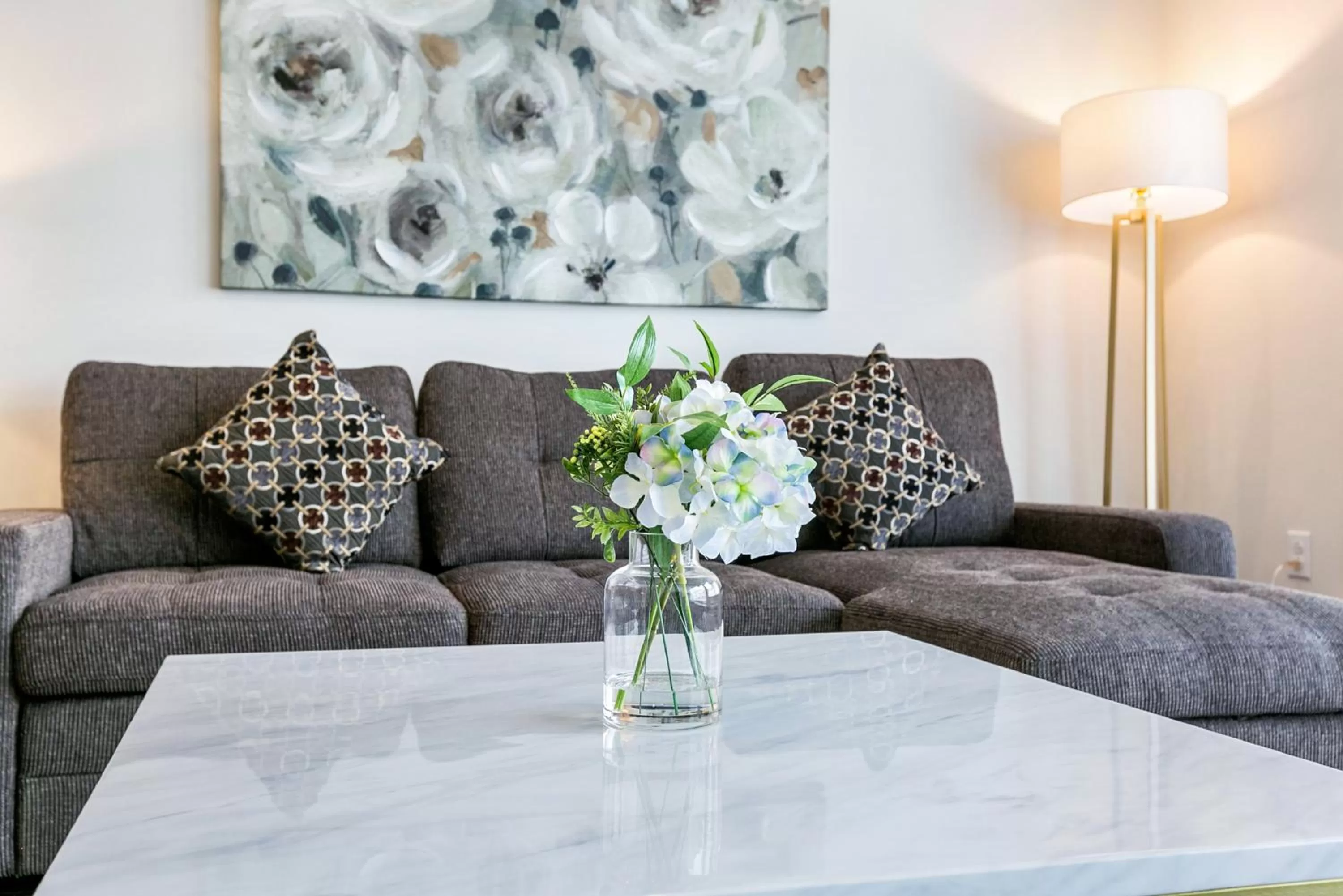 Living room in 1 and 2 BR Private Condos Steps Away From French Quarter