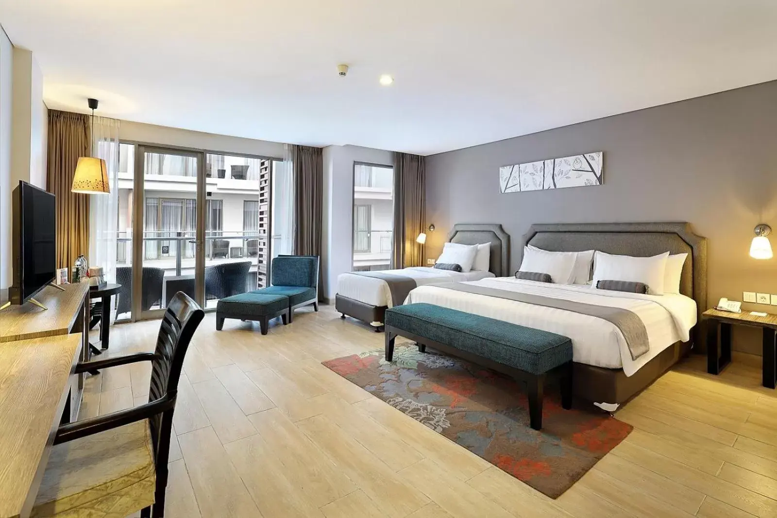 Bedroom, Bed in Harper Kuta Hotel by ASTON Bedroom, Bed in Harper Kuta Hotel by ASTON