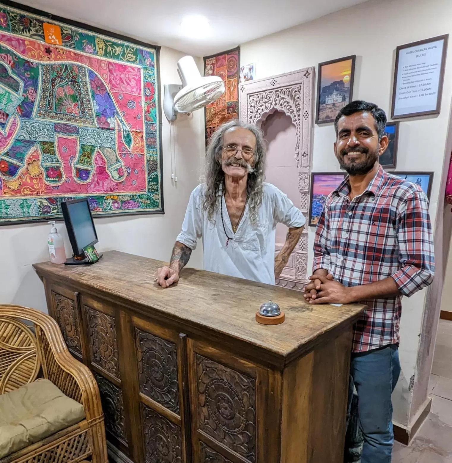 Lobby or reception in Corsican Haveli