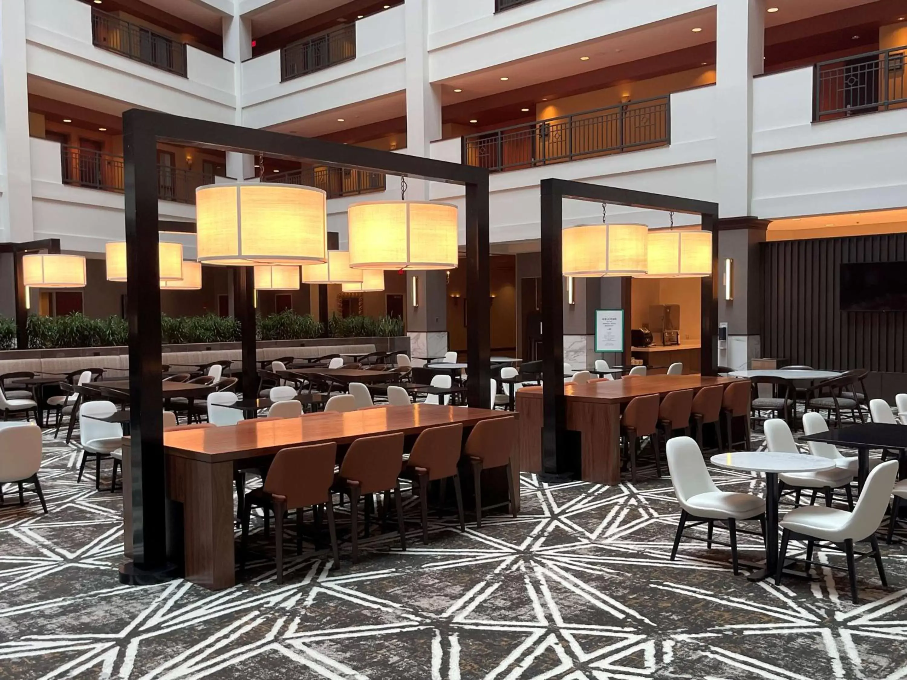 Lobby or reception, Restaurant/Places to Eat in Embassy Suites Huntsville