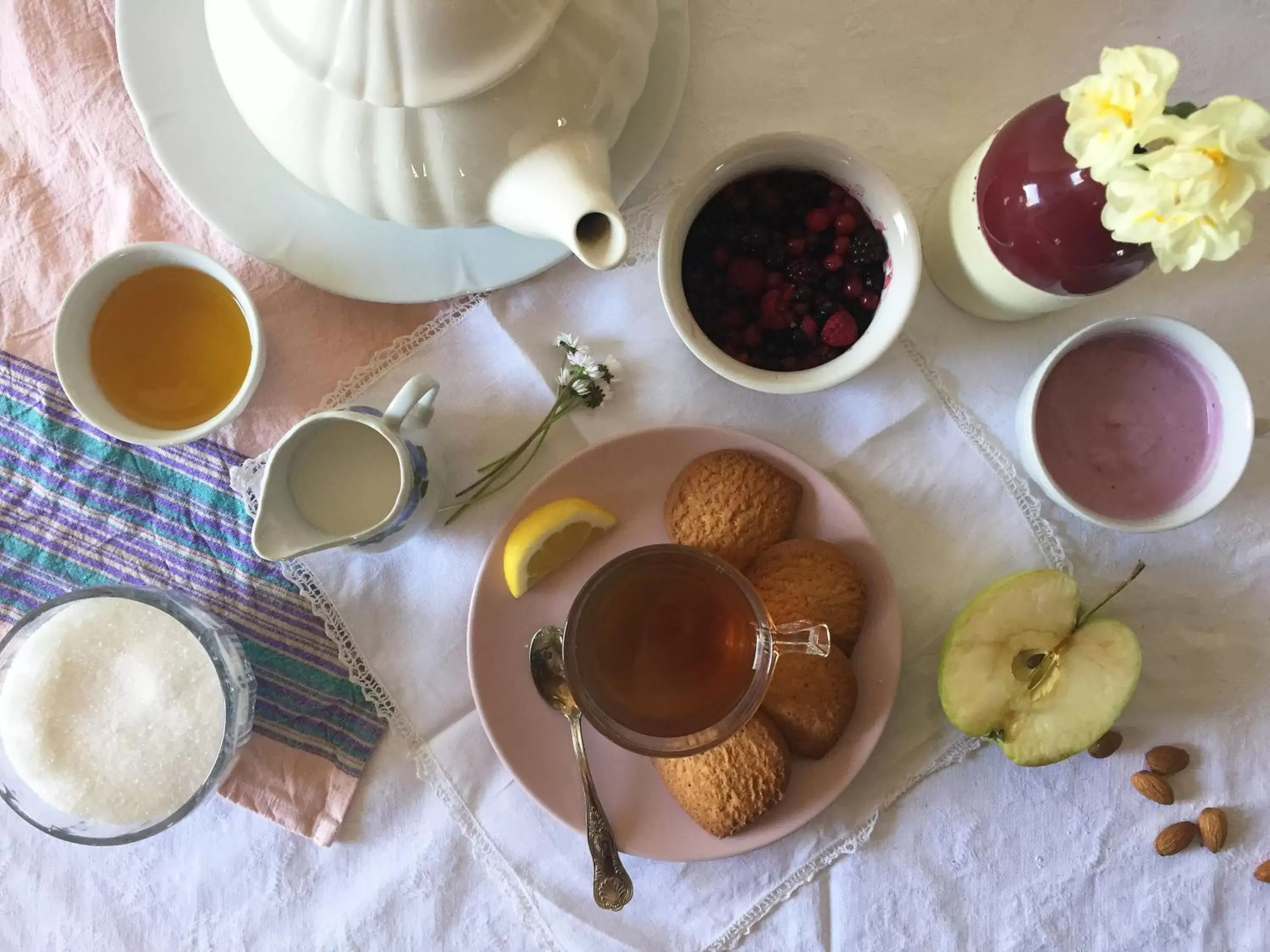 Breakfast in Villa Pacchioni