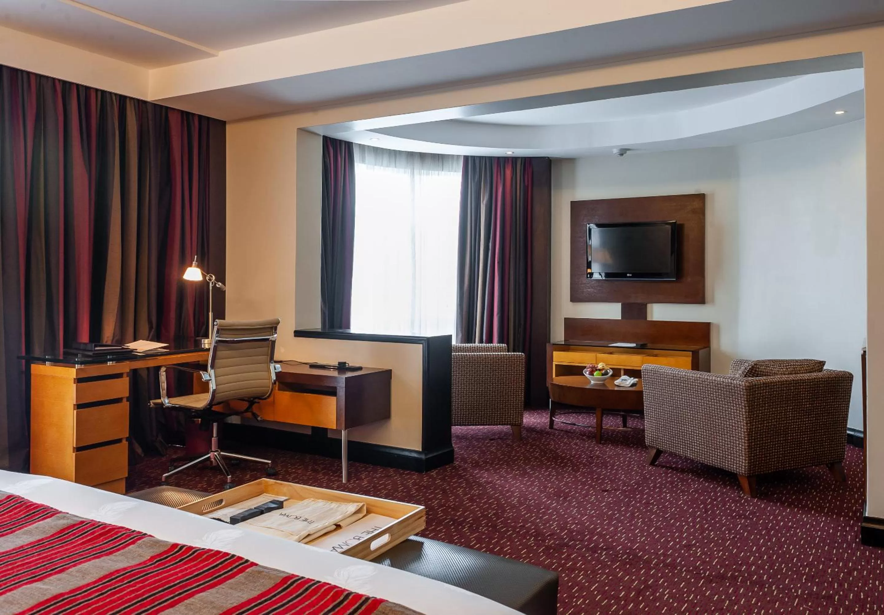 Living room, Bed in The Boma Nairobi