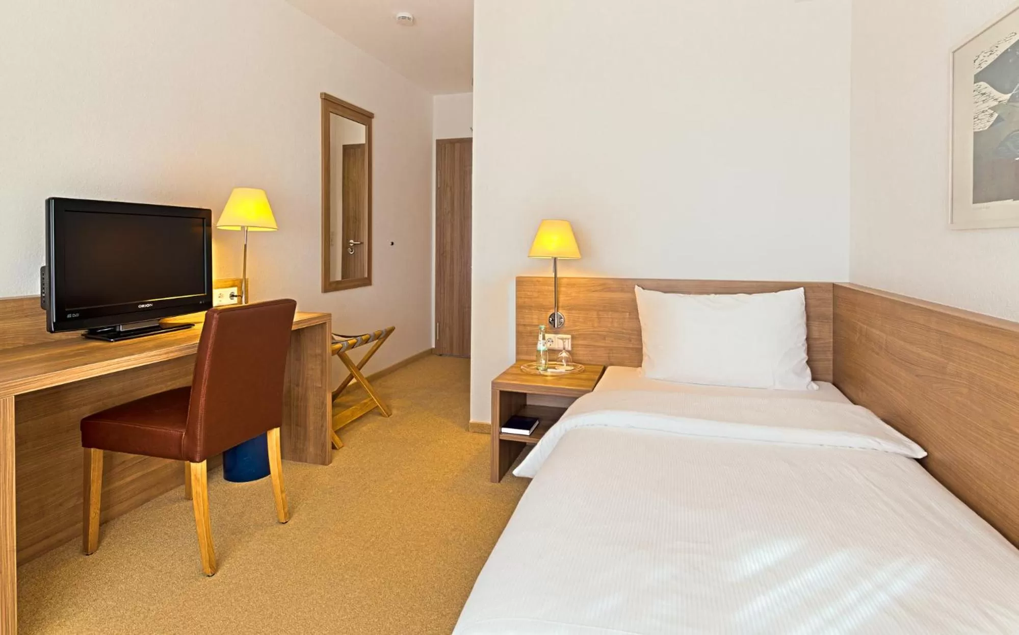 Bed in Sapia Hotel St. Fridolin