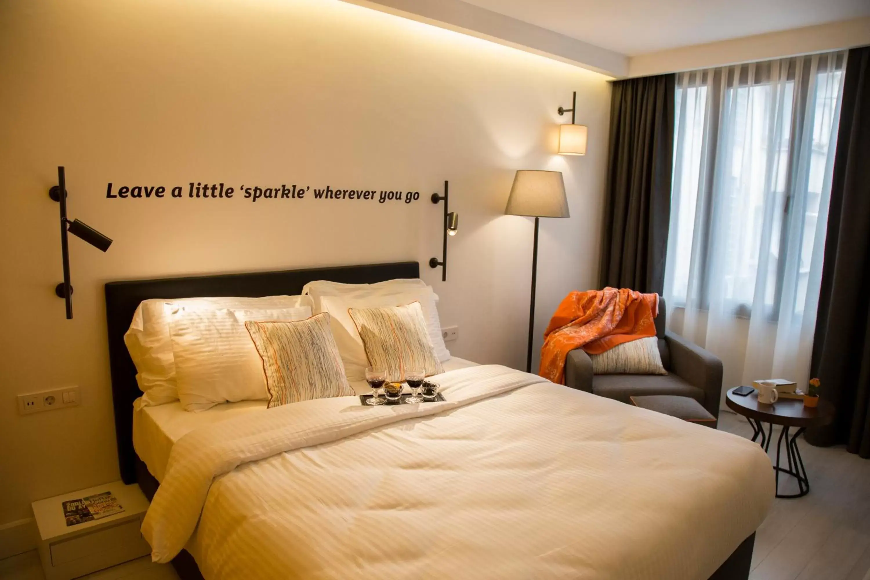 Bed in Sparkle Hotel