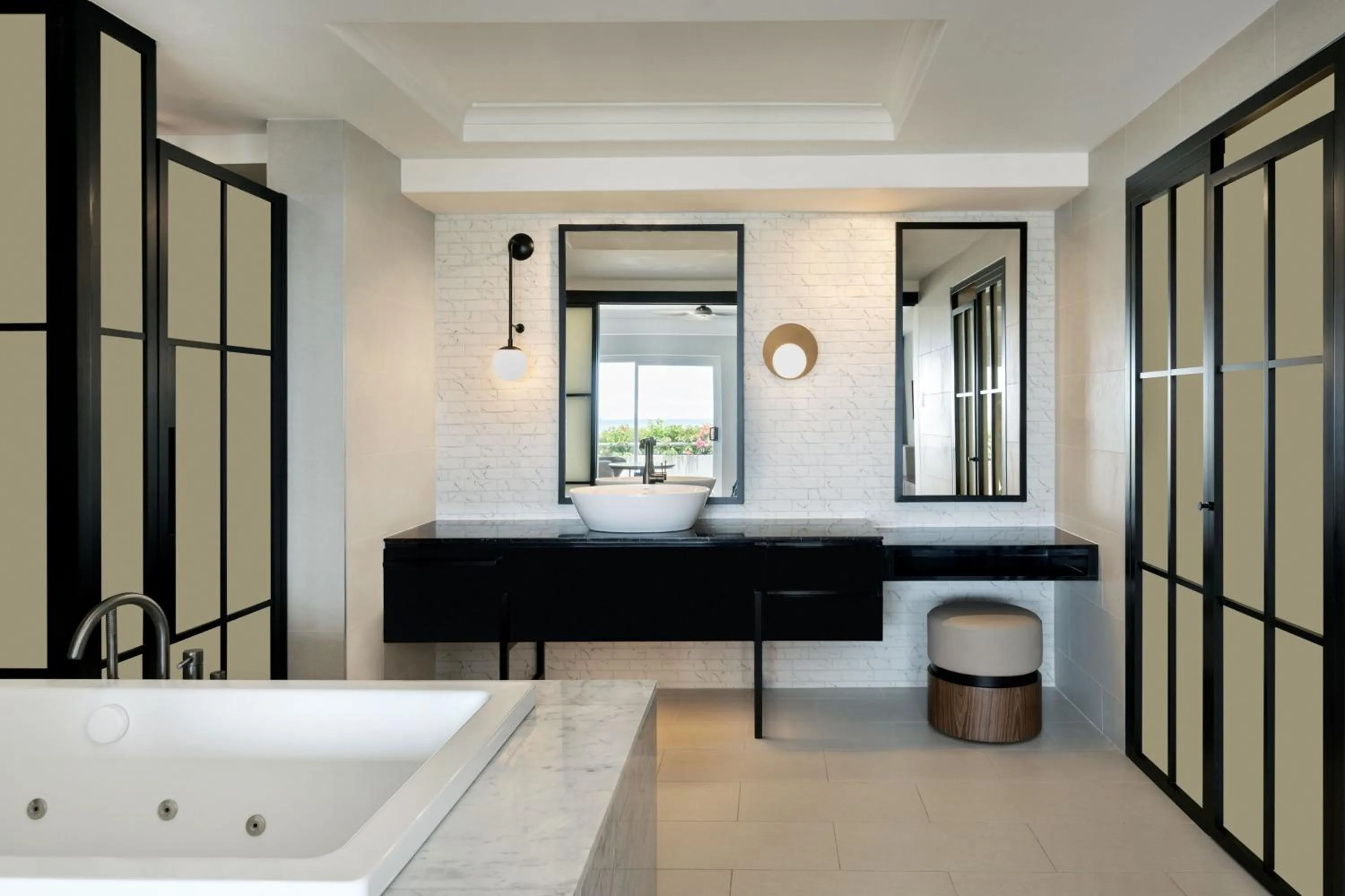 Bathroom, Bed in Sheraton Fiji Golf & Beach Resort