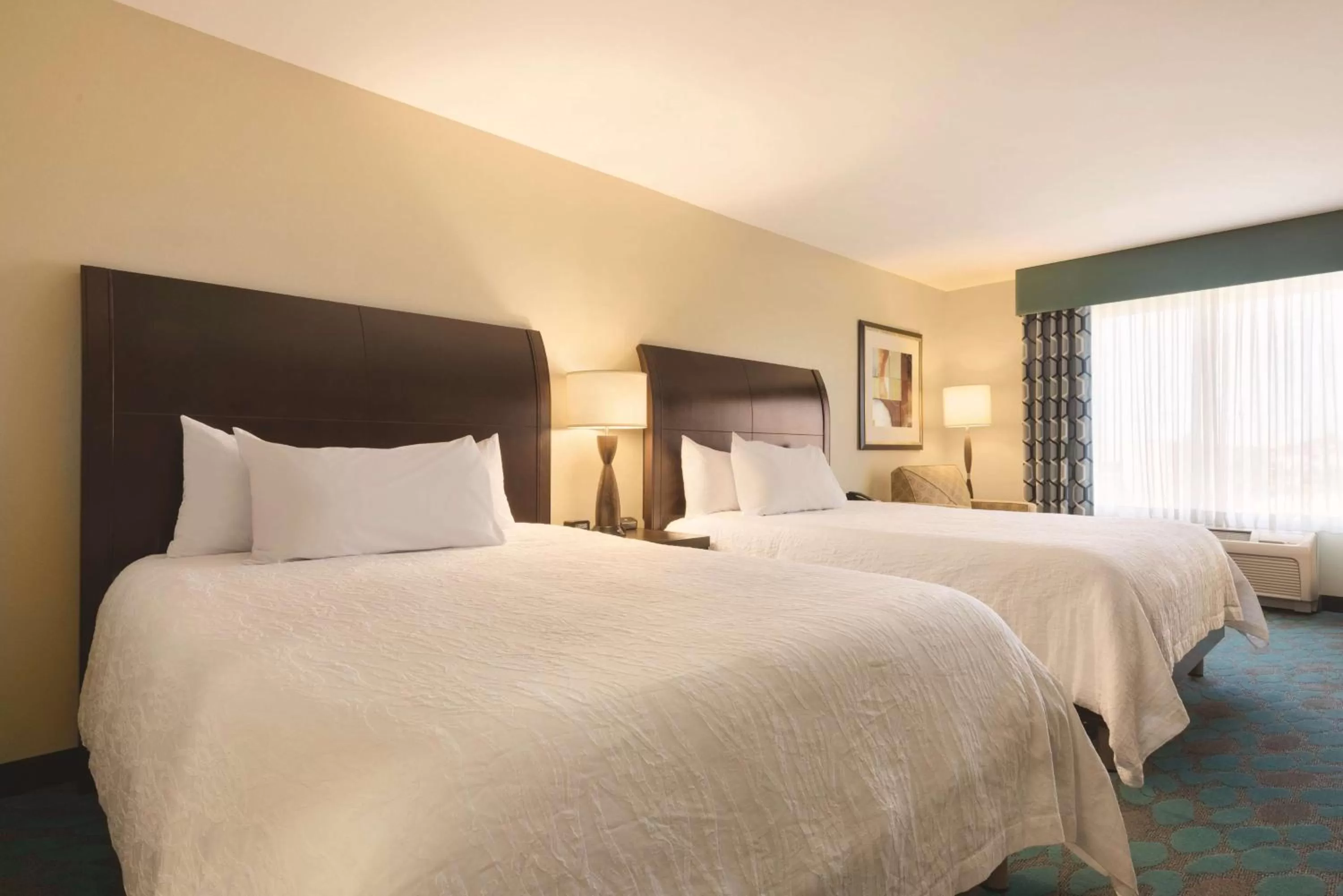 Bed in Hilton Garden Inn Fargo