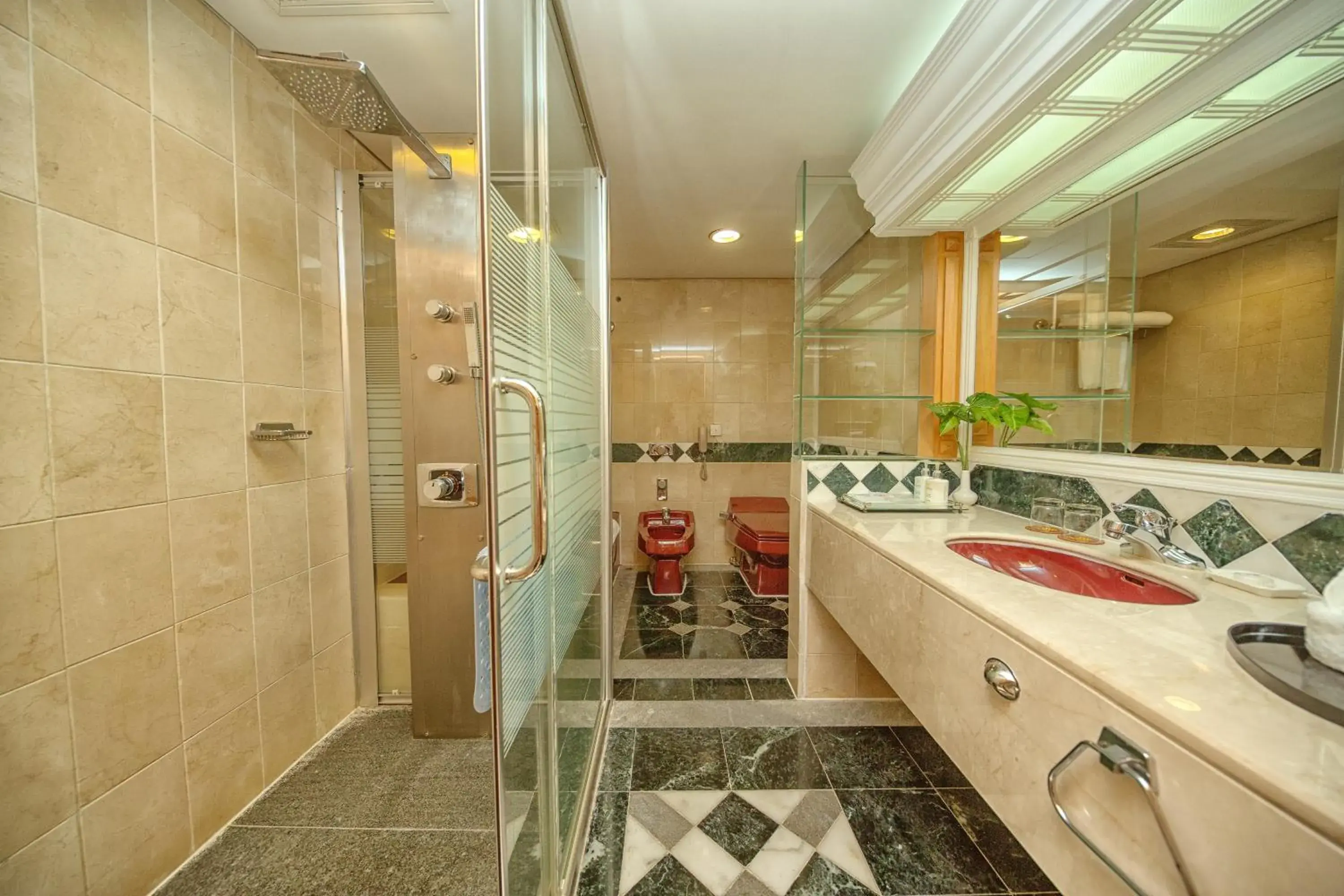 Shower, Bathroom in Hotel  Silverland