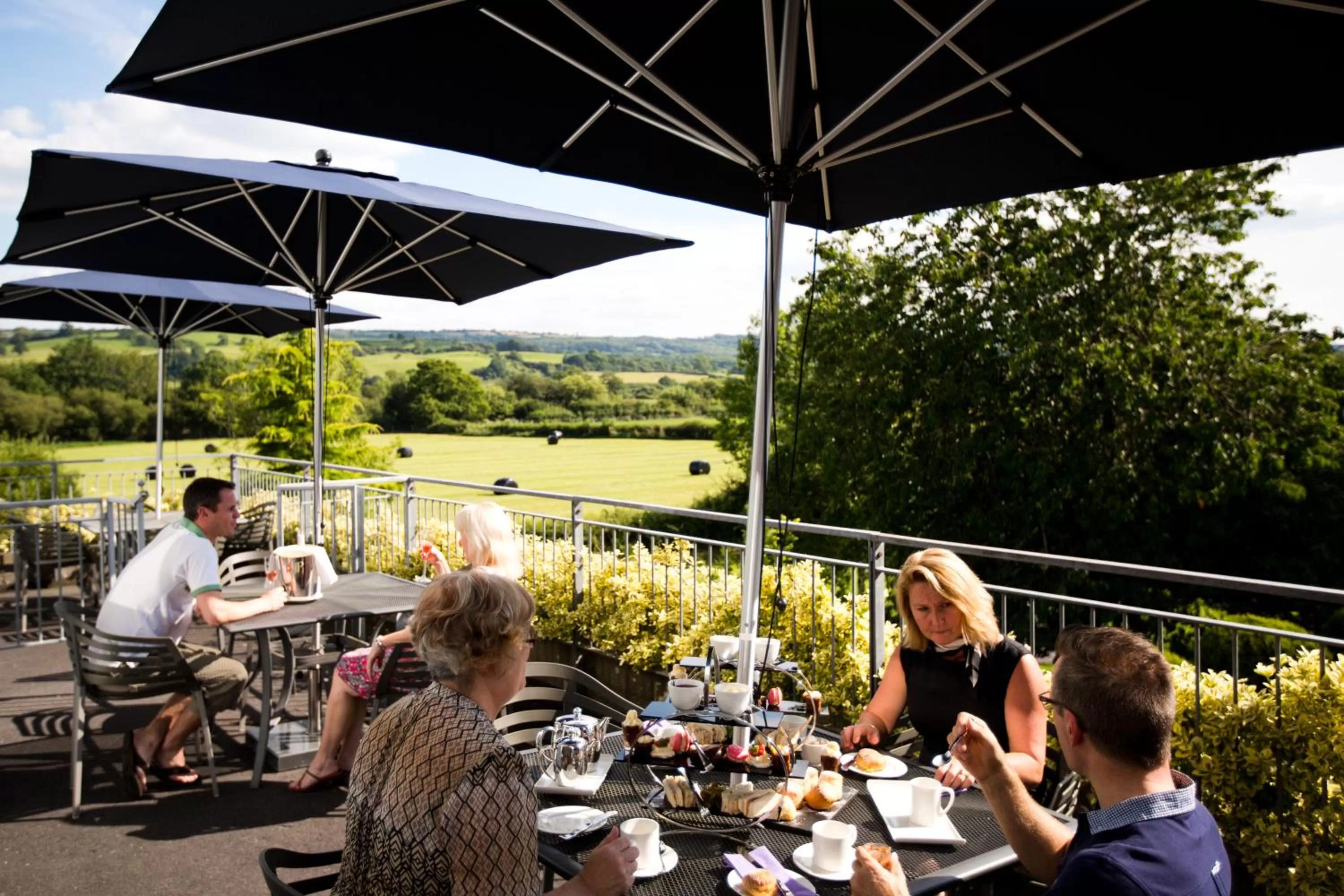 Patio in The Plough Inn