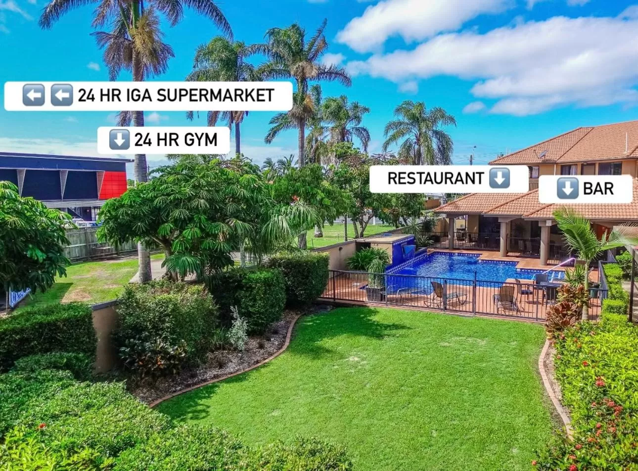 Property building in Mackay Resort Motel