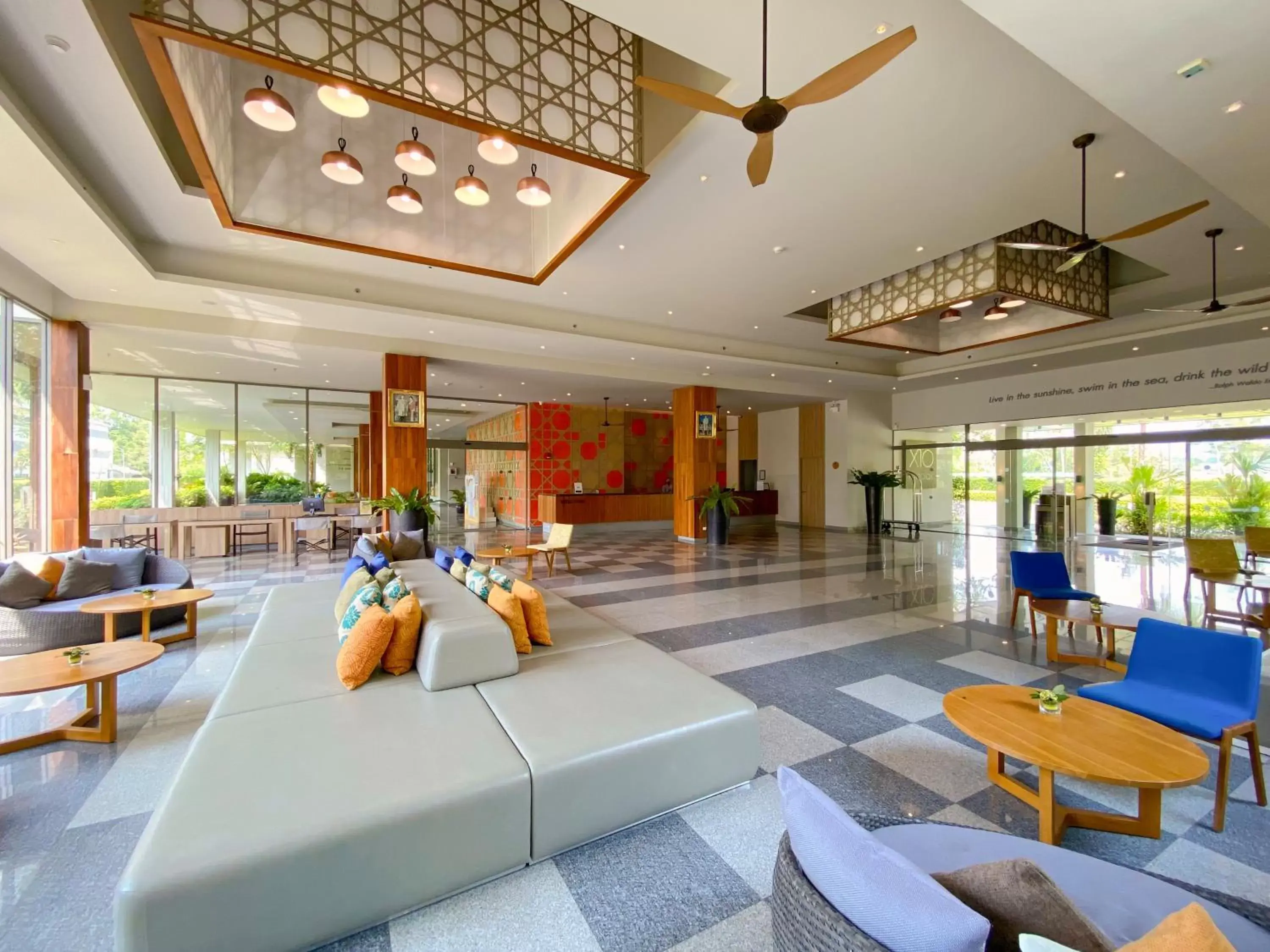 Lobby or reception in X10 Khaolak Resort Lobby or reception in X10 Khaolak Resort