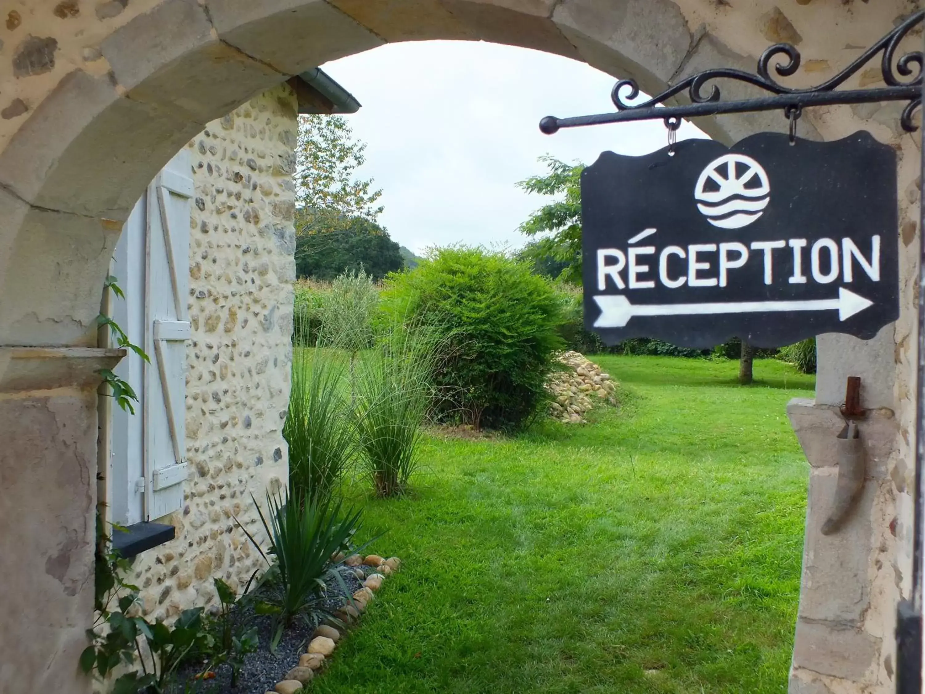 Garden view, Property Logo/Sign in B&B Au Moulin 1771