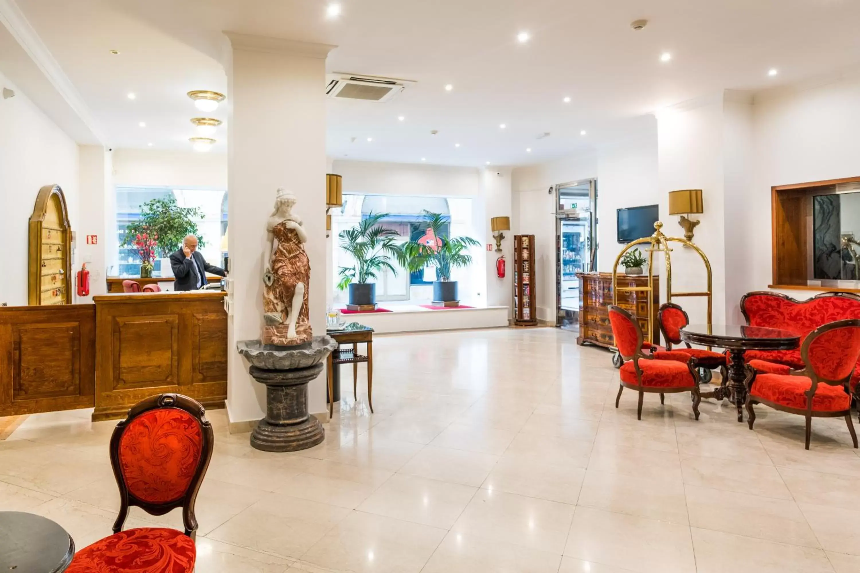 Lobby or reception, Lobby/Reception in Hotel Leon D´Oro