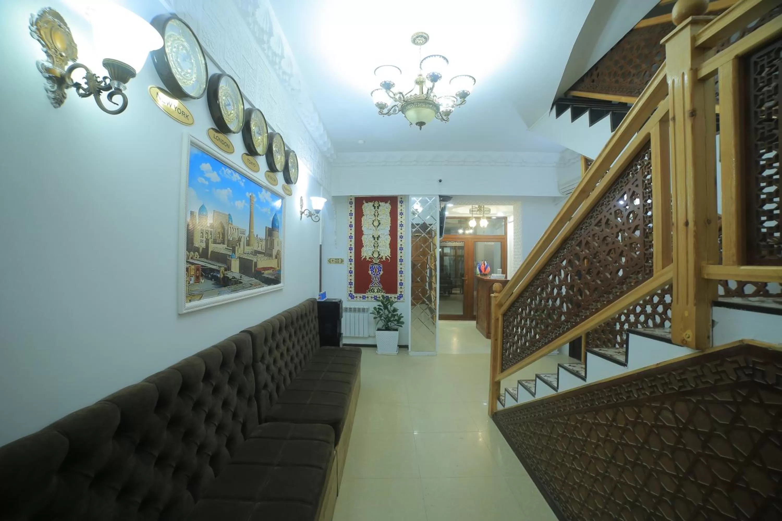 Lobby or reception in Bukhara Baraka Boutique Hotel