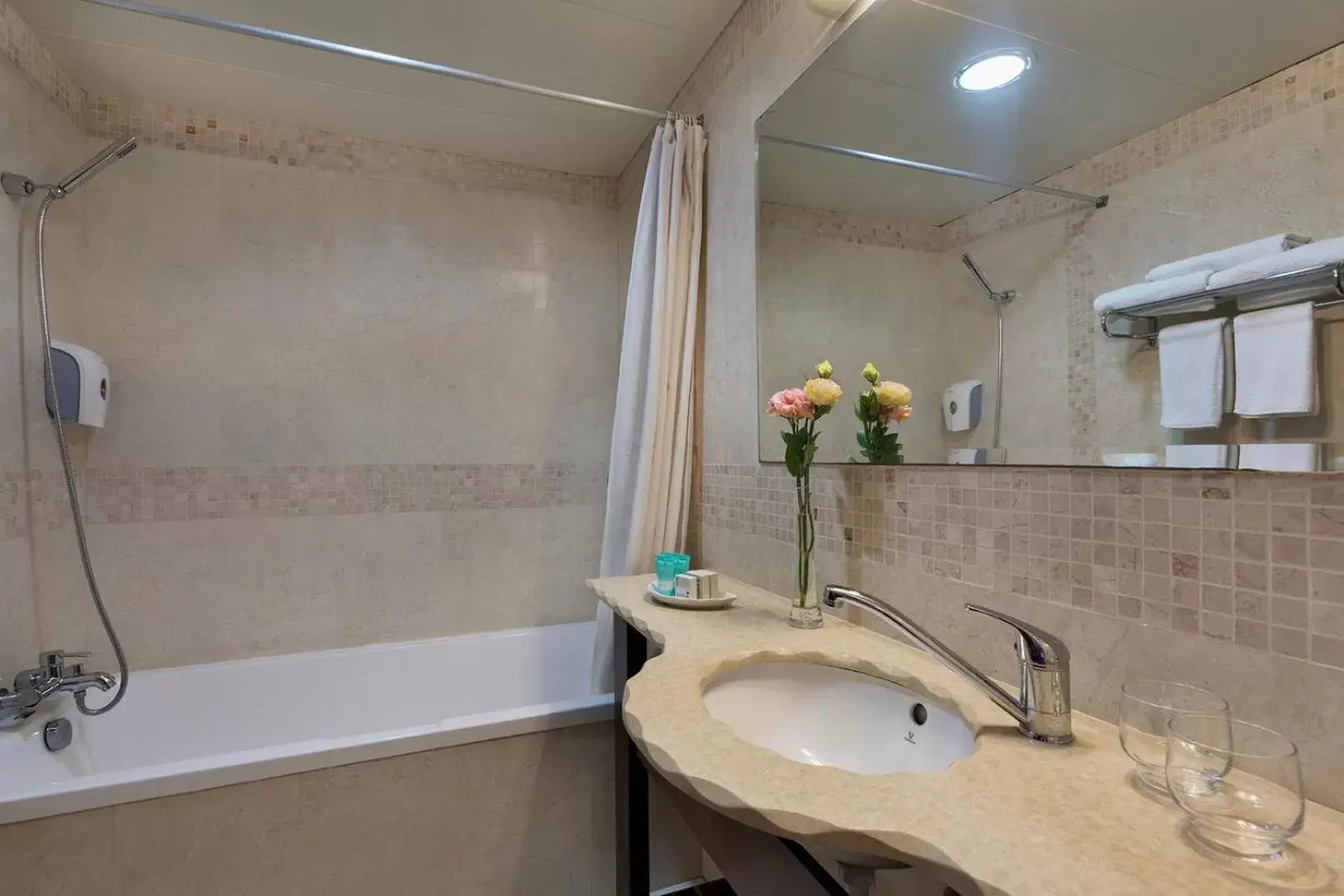 Bath, Bathroom in Haifa Bay View Hotel By AFI Hotels