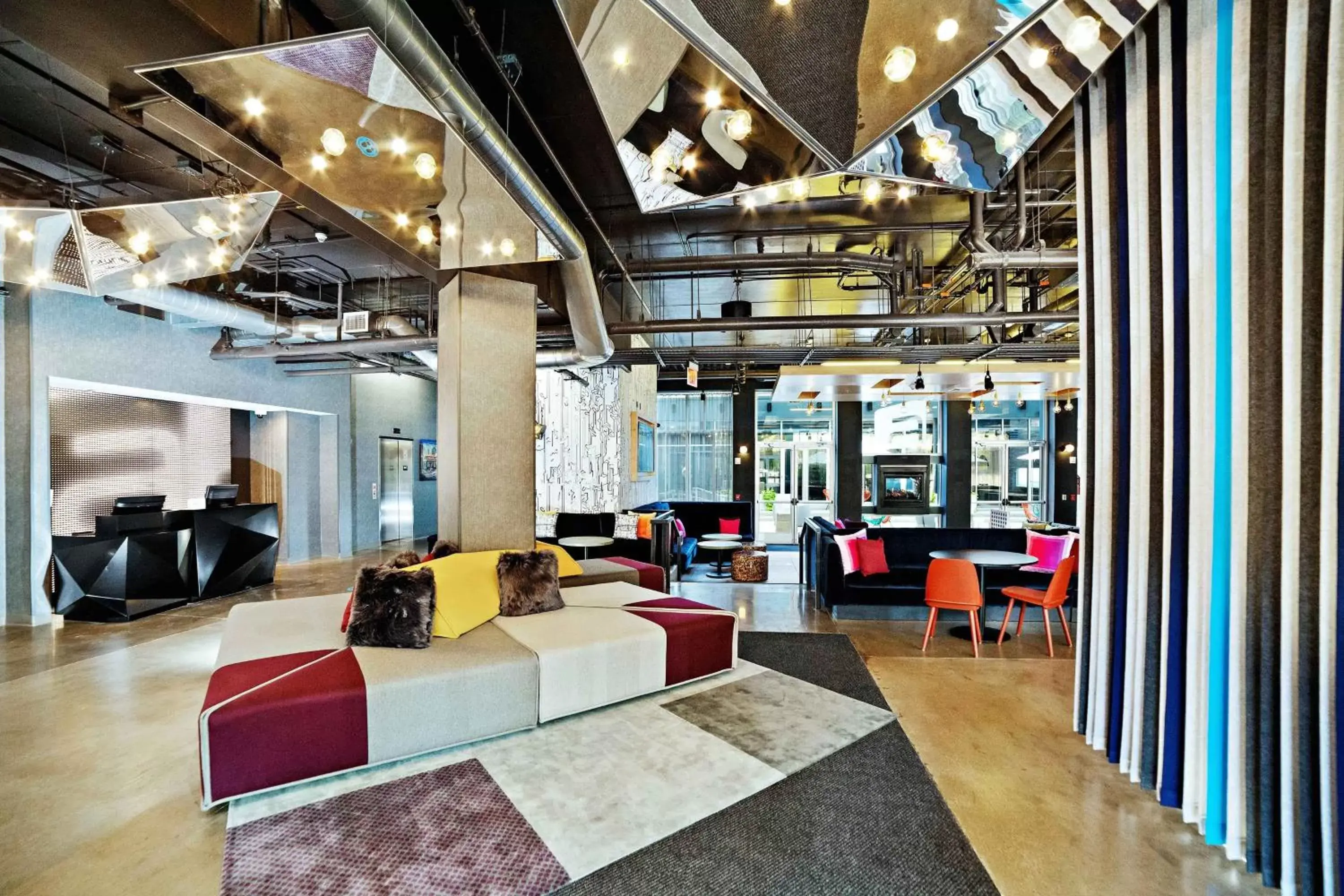 Lobby or reception, Restaurant/Places to Eat in Aloft Nashville Franklin