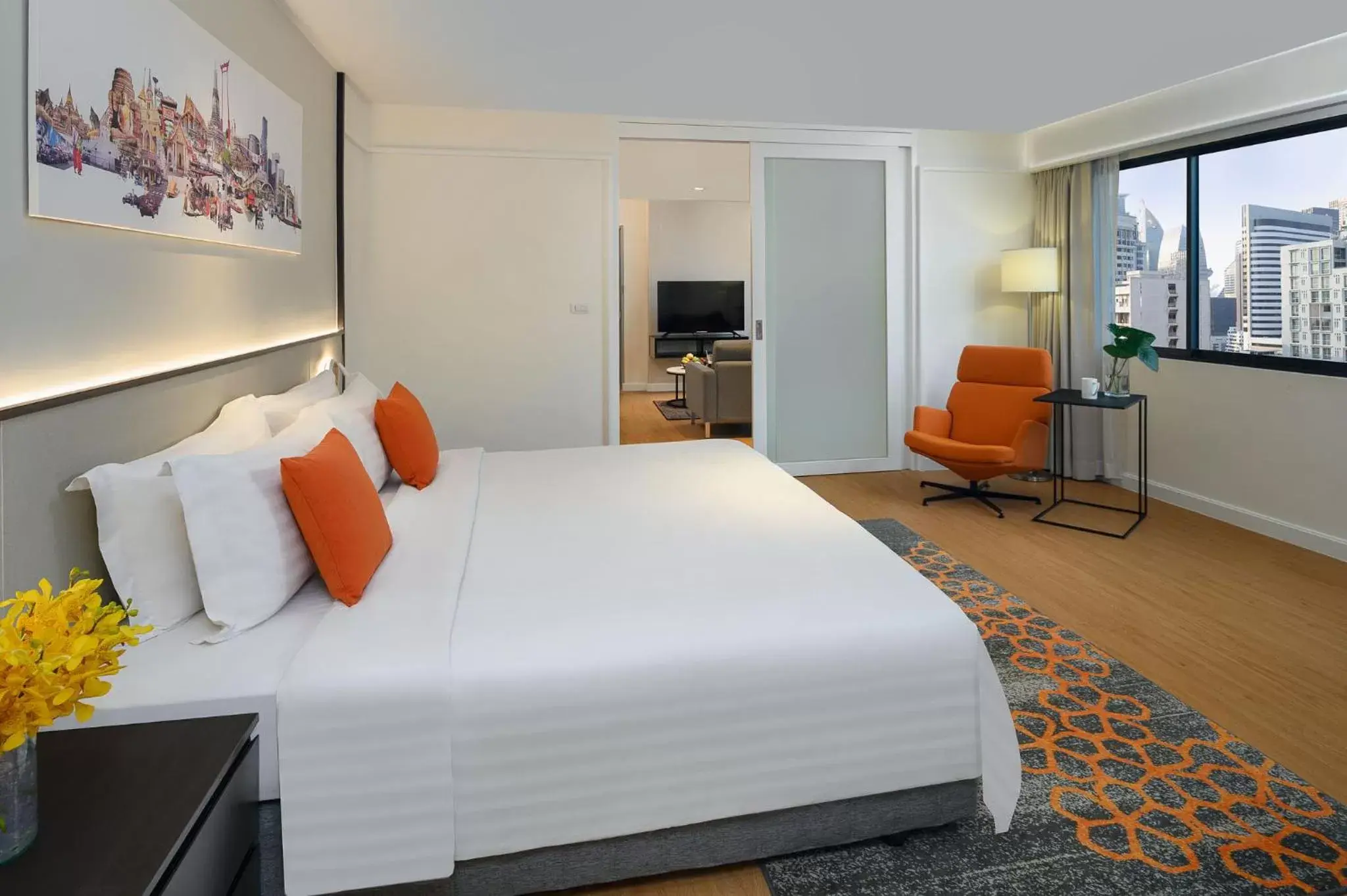 Bedroom, Bed in PARKROYAL Suites Bangkok - SHA Plus Certified